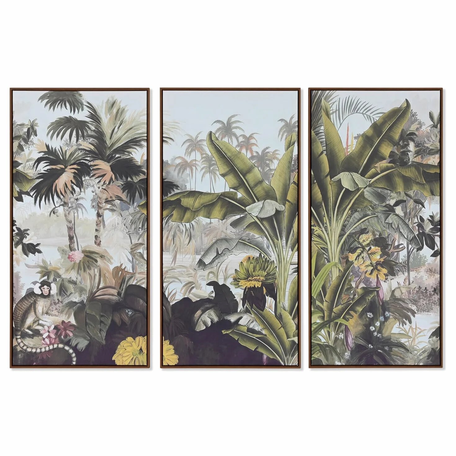 CUADRO zestaw 3 PS LIENZO 180 x 4 x 120 TROPICAL