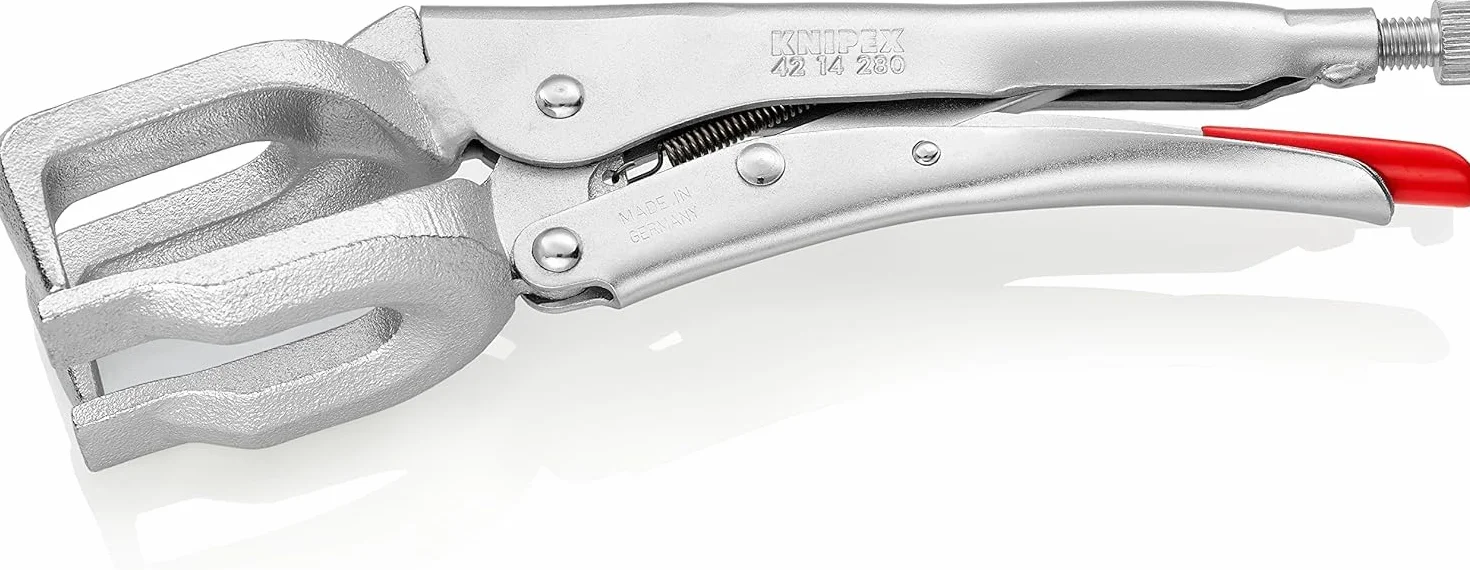 KNIPEX Szczypce zaciskowe spawalnicze Ocynkowane 280 mm, 42 14 280