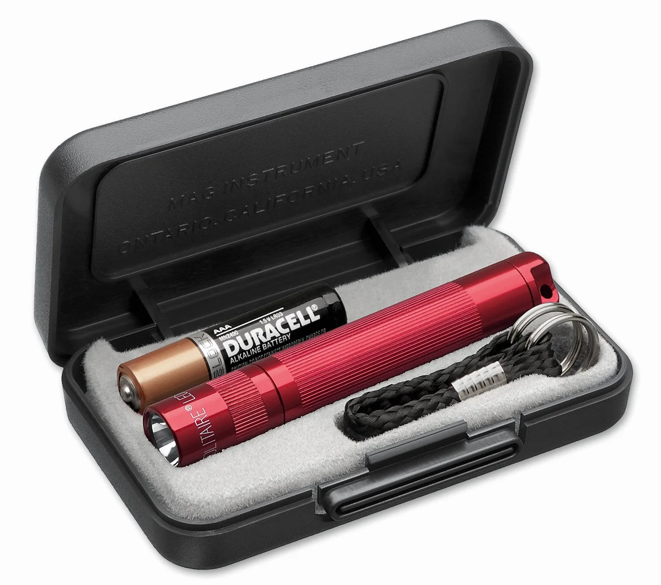 Maglite Solitaire J3A032 Latarka, Czerwony, 8cm