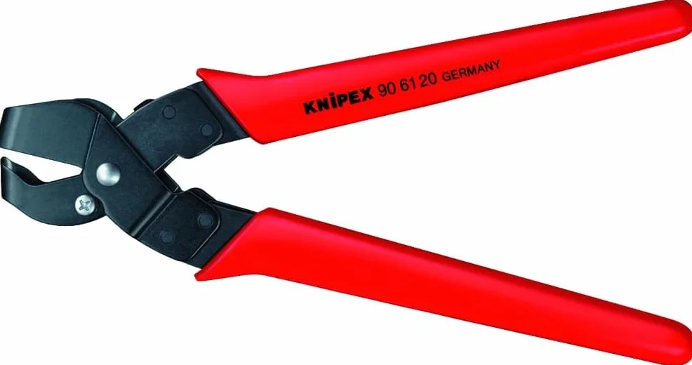KNIPEX Szczypce wykrawające z nasadkami z tworzywa sztucznego 250 mm, 90 61 20