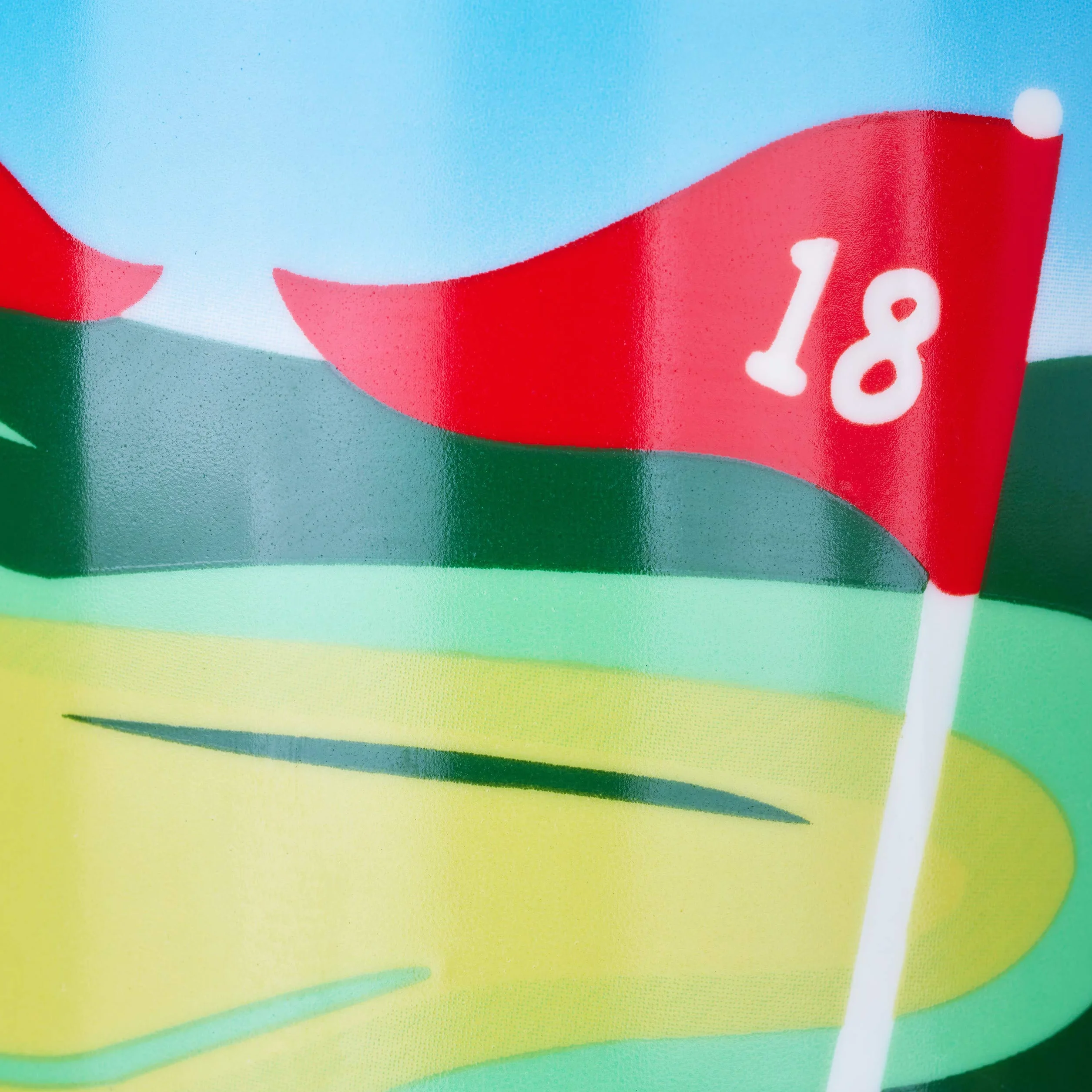 Relaxdays Filiżanka Golfowa z Kijami, Putter z Długopisem, 2 Piłeczki, Zabawny Prezent, Filiżanka Kawy, Kolorowa, 4-Częściowy Zestaw