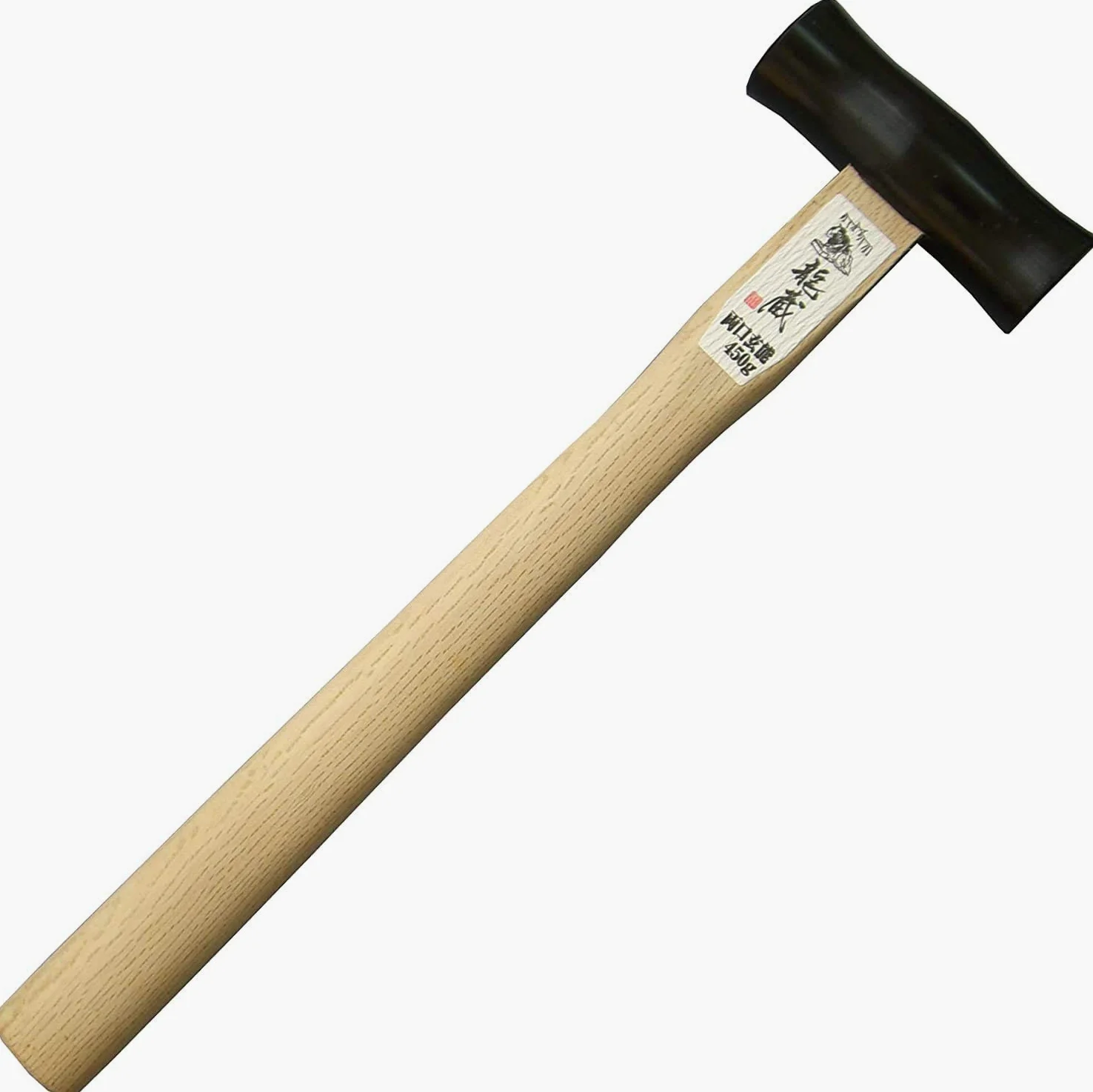 KAKURI Młotek dłuto 450 g, japoński młotek do obróbki drewna do dłuta, samolotu, gwoździ, wykonany w Japonii (40323)