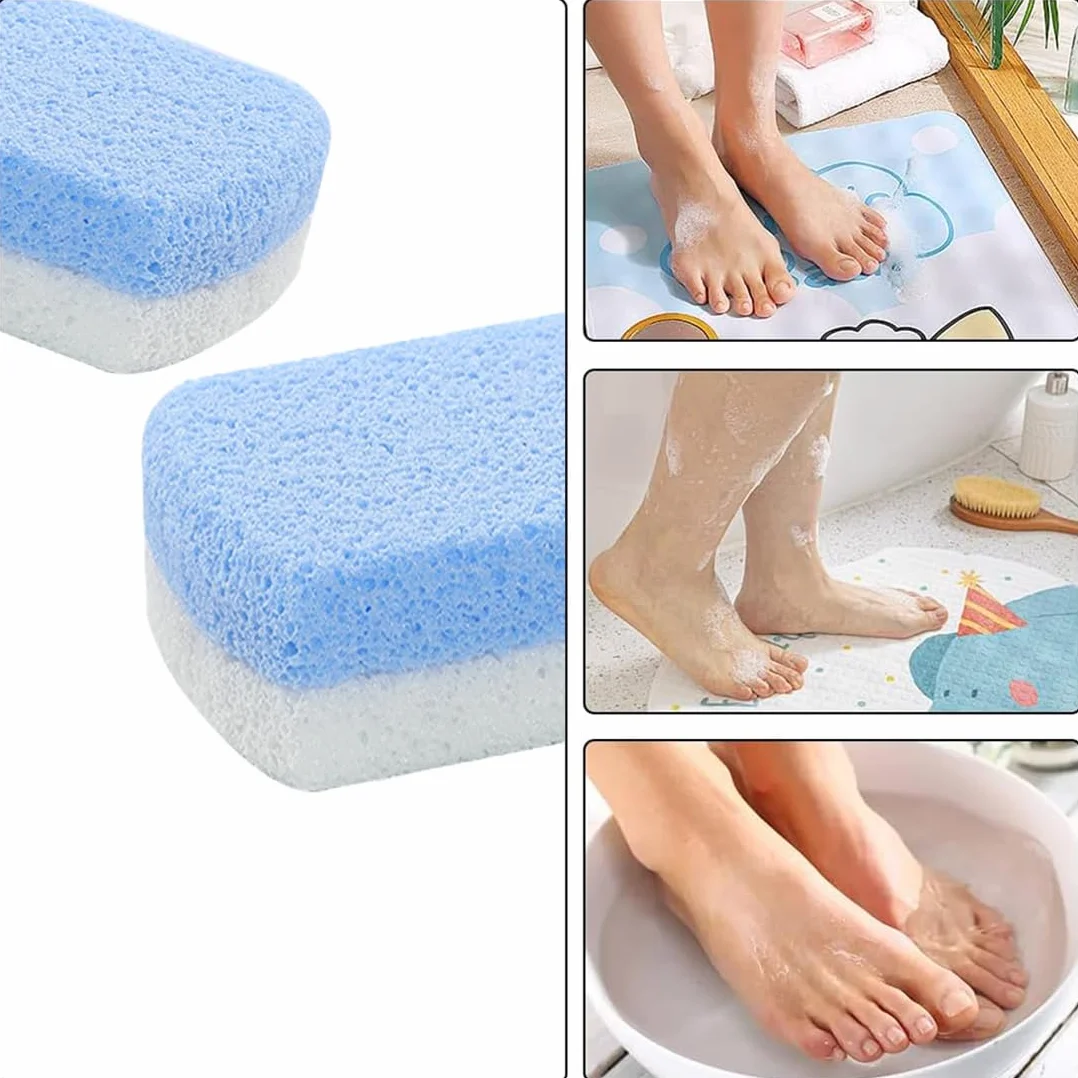 Pumeks dwustronny 2 sztuki do usuwania zrogowaciałego naskórka pedicure
