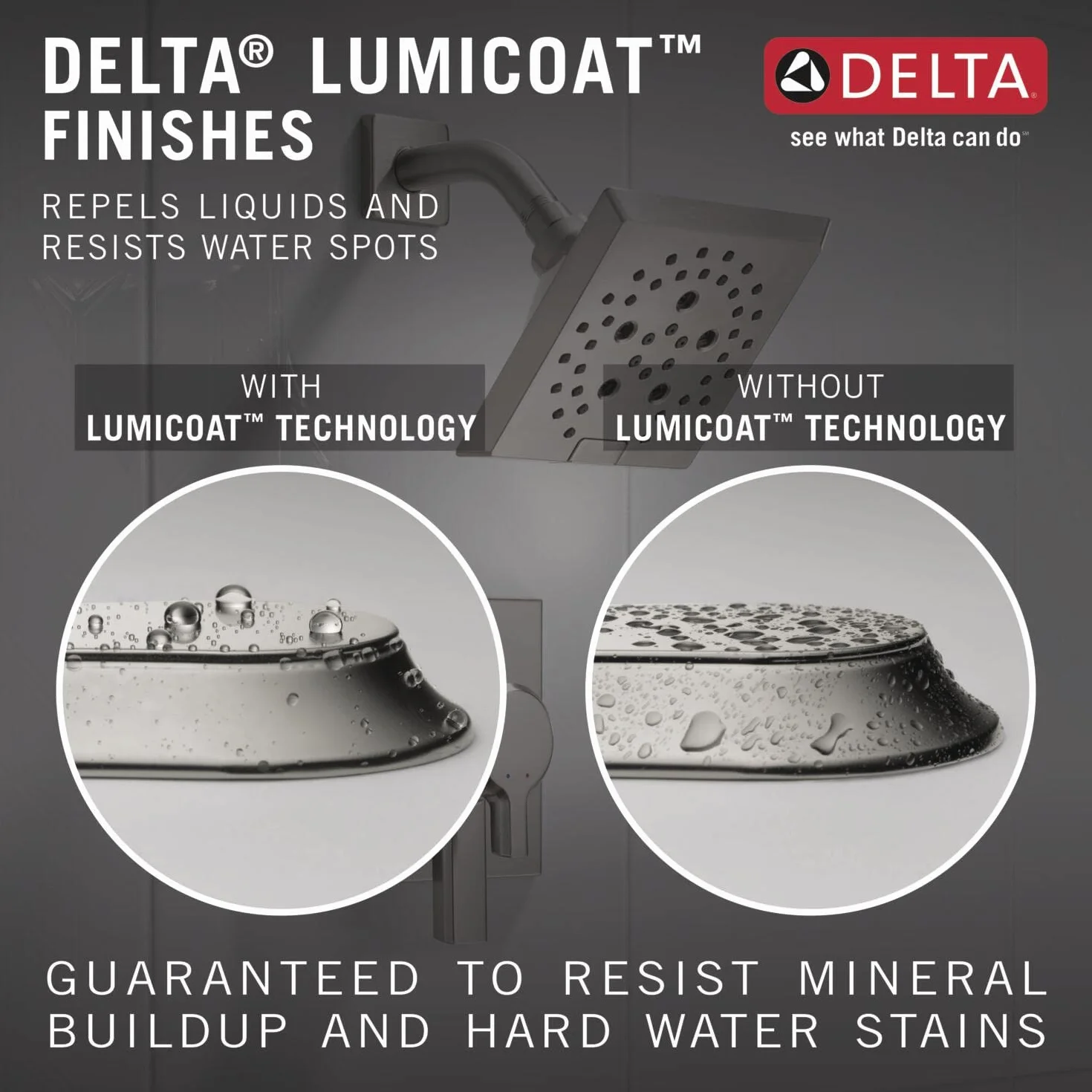 Delta Faucet 58480-SS-PR-PK Universal Showering Combo, Lumicoat Stainless