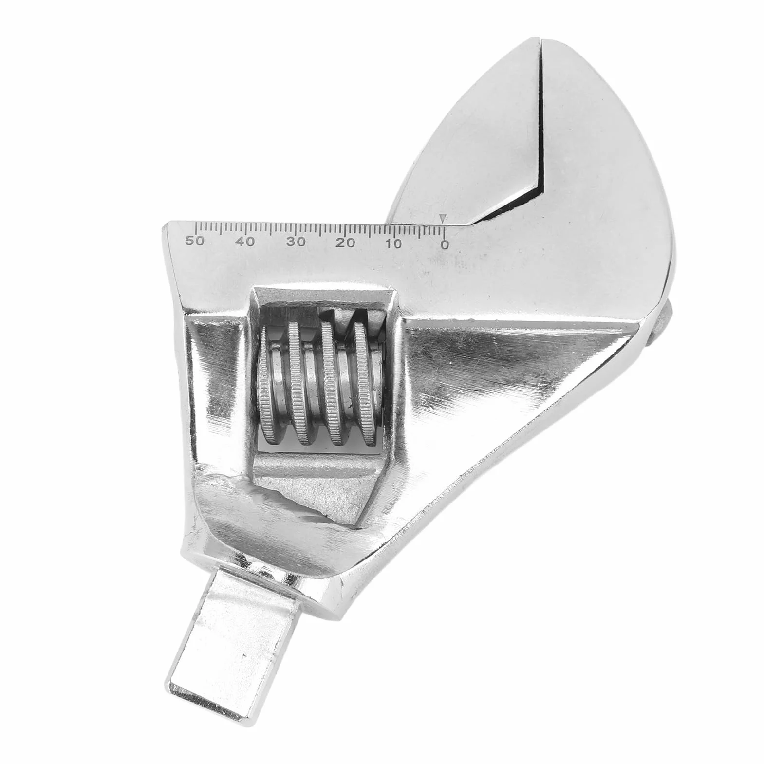 Głowica do Wymiany Klucza, Stal Wanadowa, Klucz Nastawny Klasy Przemysłowej, Narzędzie Skrętne o Dużym Rozwarciu dla Mechaników (0–48 mm / 0–1,9 cala)