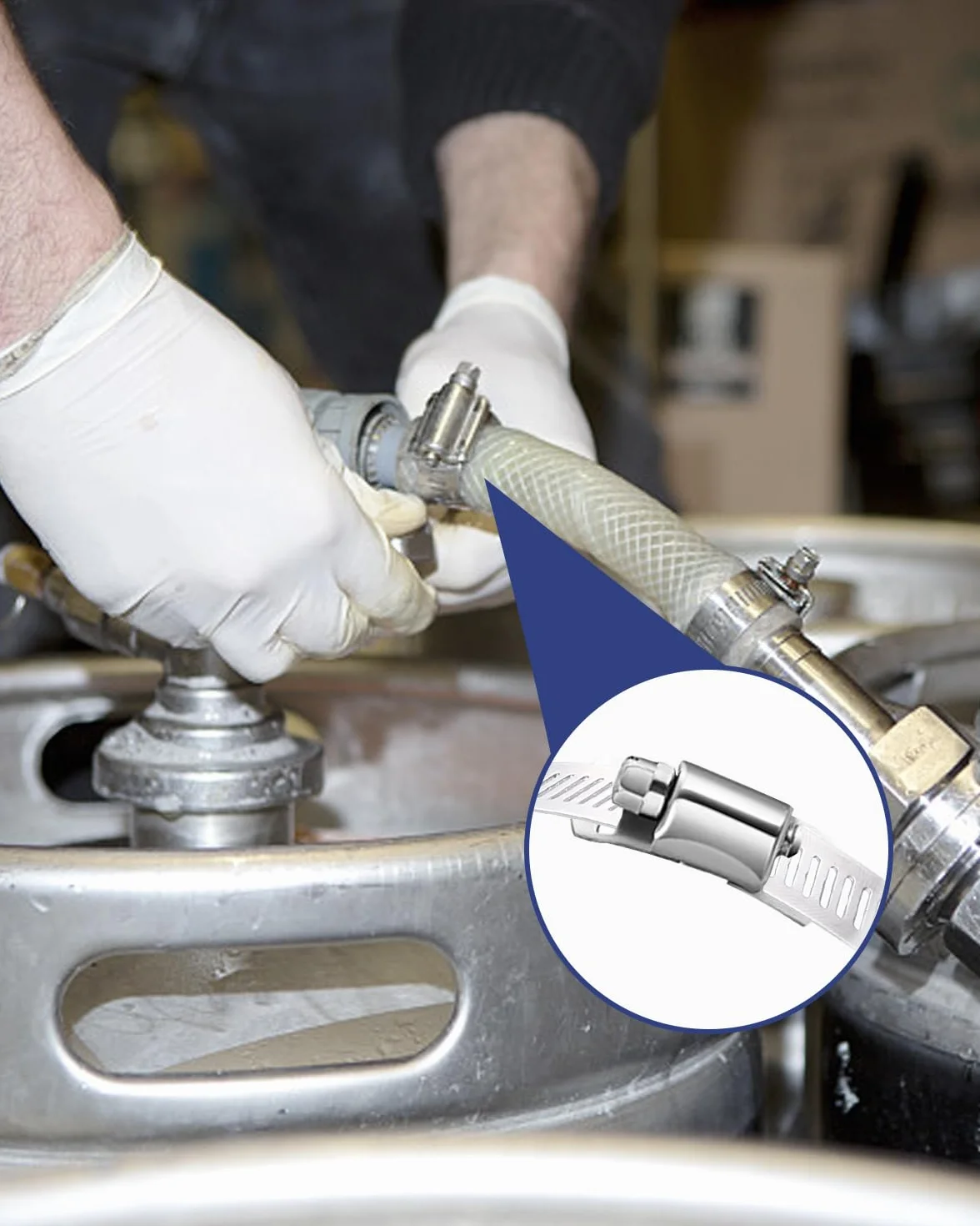 Xespis Zaciski do węży ze stali nierdzewnej, zestaw zacisków do węży DIY, 3,5 m perforowany metalowy pasek + 12-częściowy łącznik, do rur wodnych, zbiorników, rur gazowych, chłodnic, rur samochodowych