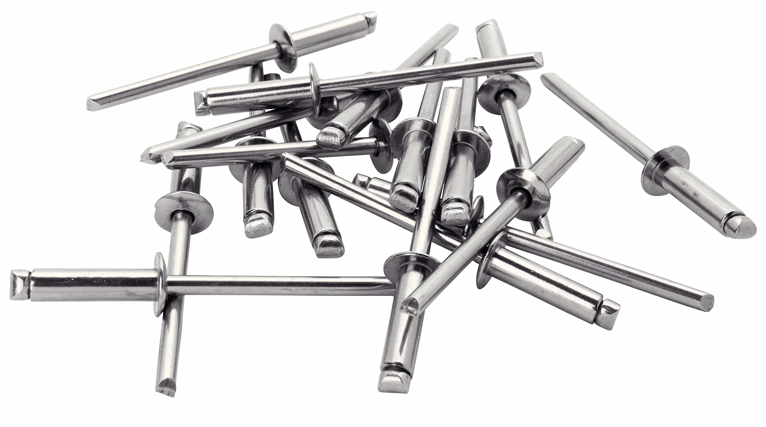 Rapid, Wysokowydajne Nity ze Stali Nierdzewnej Ø4 × 6 mm, do Tablic Rejestracyjnych, Błotników, Pokryć Metalowych i Blach, W Zestawie Wiertło, 50 Sztuk, Pudełko Kartonowe (5001460)