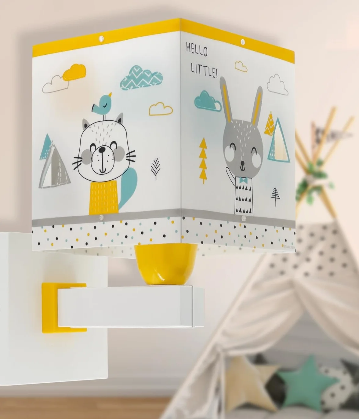 Dziecięcy kinkiet Dalber Hello Little Animals, 73249