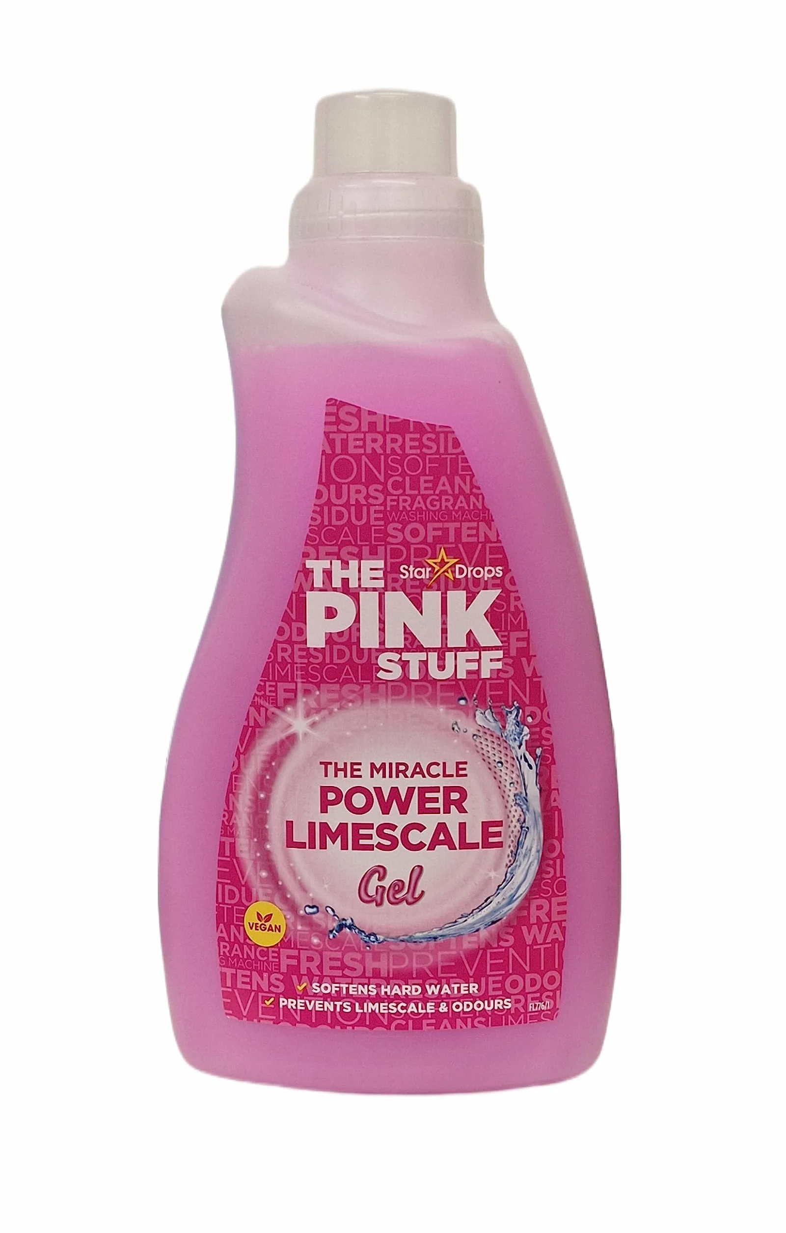 The Pink Stuff Miracle Power żel wapienny do pralki, 1 l, chroni, czyści i zapobiega gromadzeniu się kamienia