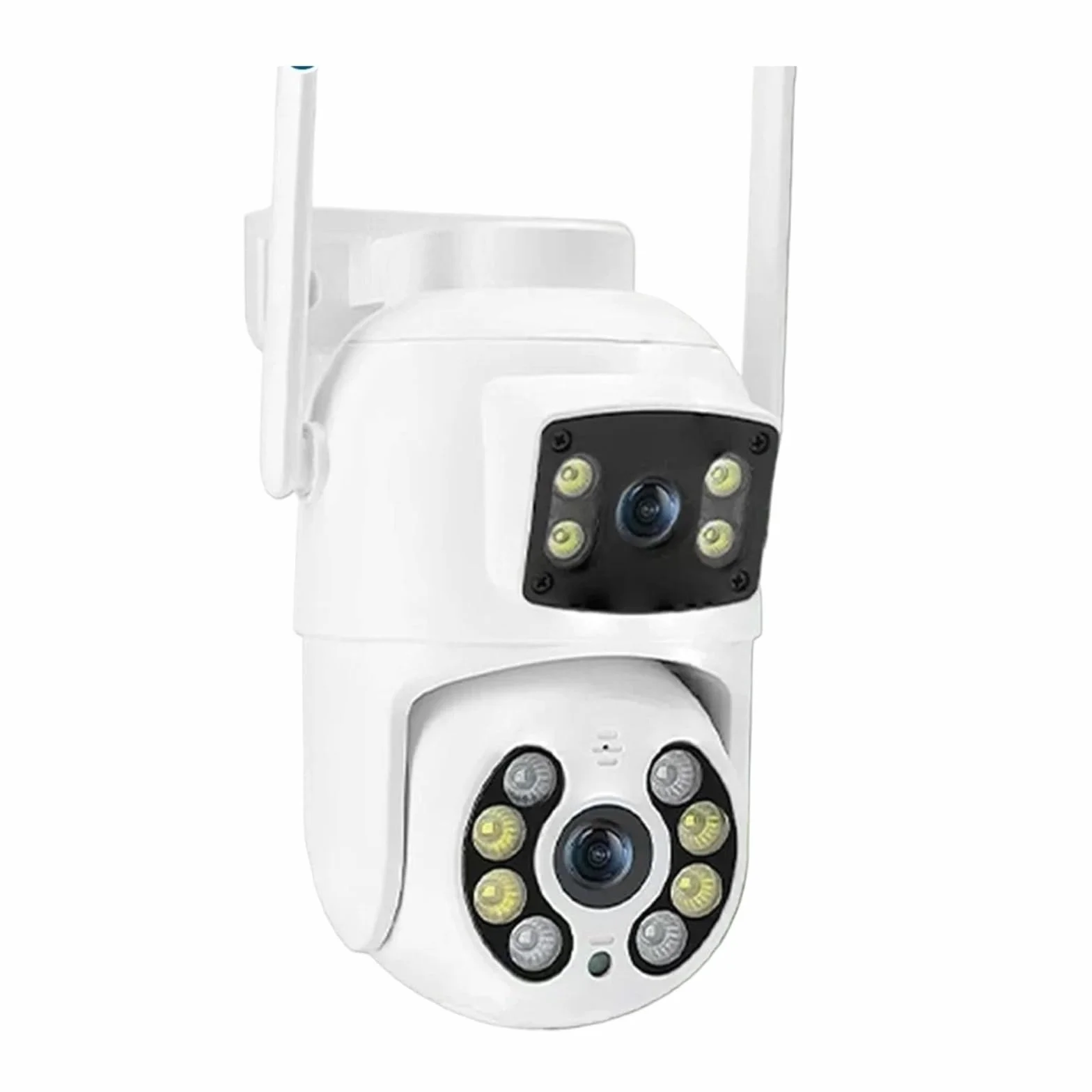 Kamera zewnętrzna PTZ 8MP 4K z podwójnym obiektywem i dwoma ekranami Wi-Fi, bezprzewodowa kamera CCTV detekcją człowieka monitoringiem IP,Spokój ducha zawsze(ADD 128G)