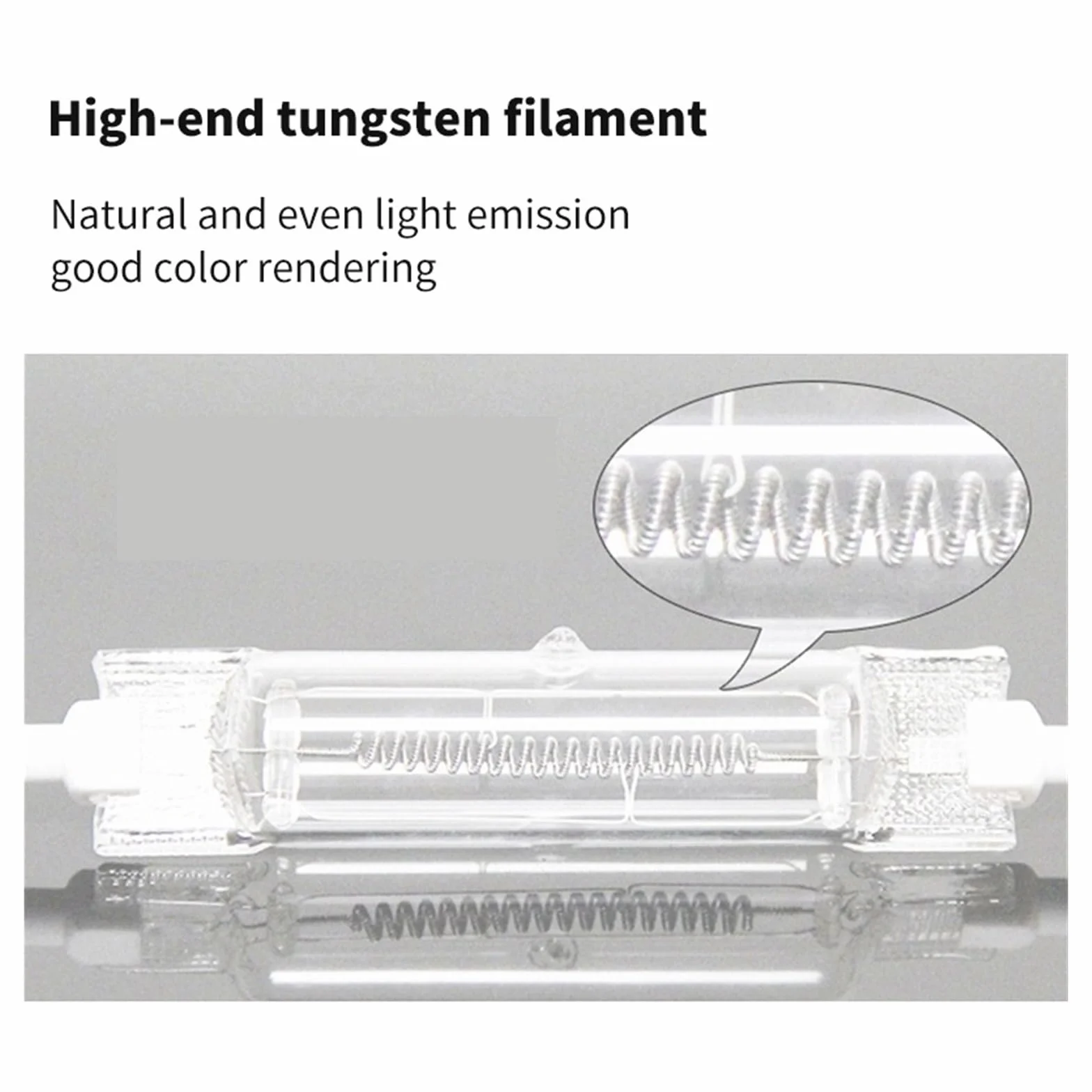 Lampa metalohalogenkowa R7S 230V 800W 3200K ciepła biała żarówka 5 sztuk