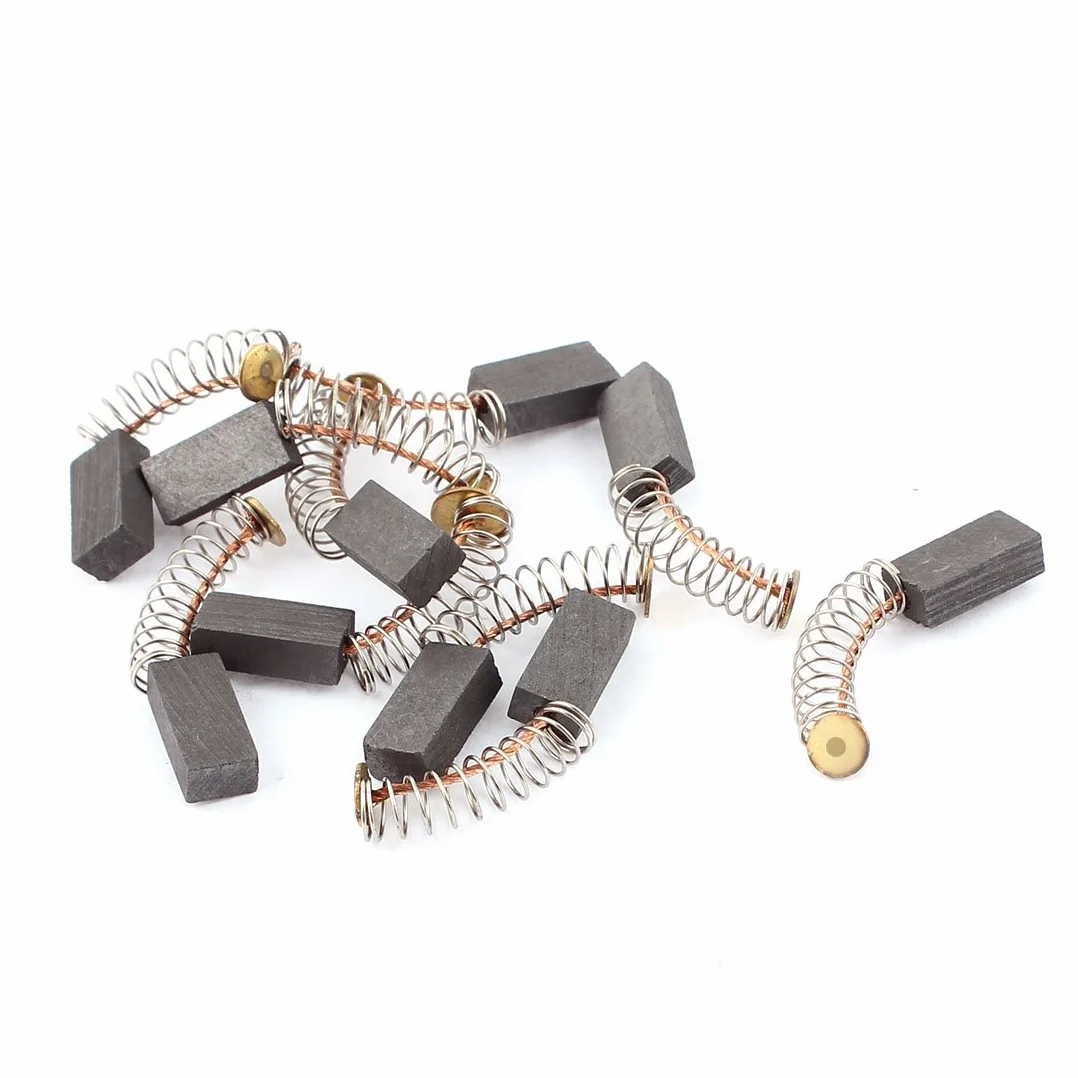 sourcingmap 12 mm x 6 mm x 4 mm szczotki węglowe silnikowe 10 szt. do ogólnego silnika elektrycznego