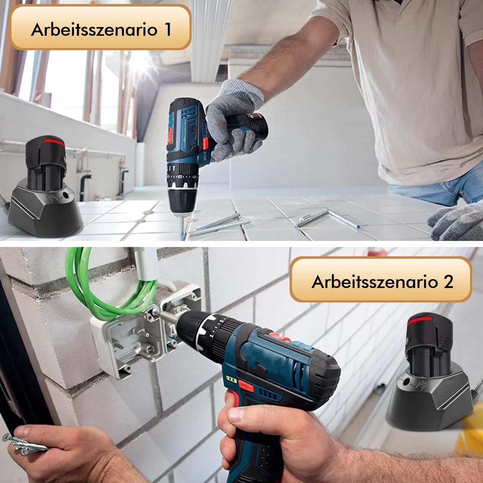Ładowarka do akumulatorów Bosch 10,8 V-12 V AL1115CV, szybka ładowarka, ładowarka litowo-jonowa Aukru 12 V do BAT411, BAT412, BAT413, BAT414