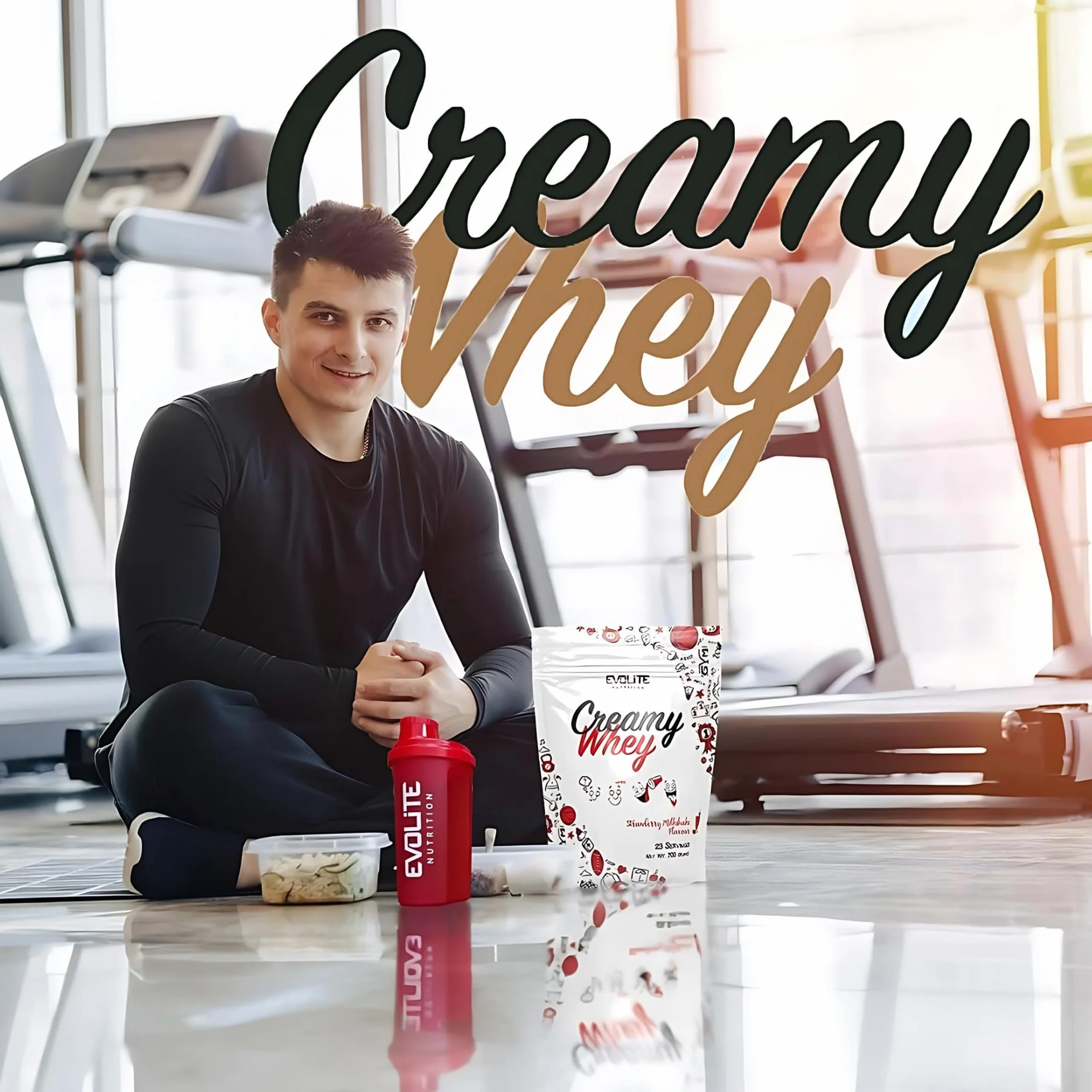 Evolite Nutrition Creamy Whey Conditioner z maślanką 700 g Proszek białkowy BCAA