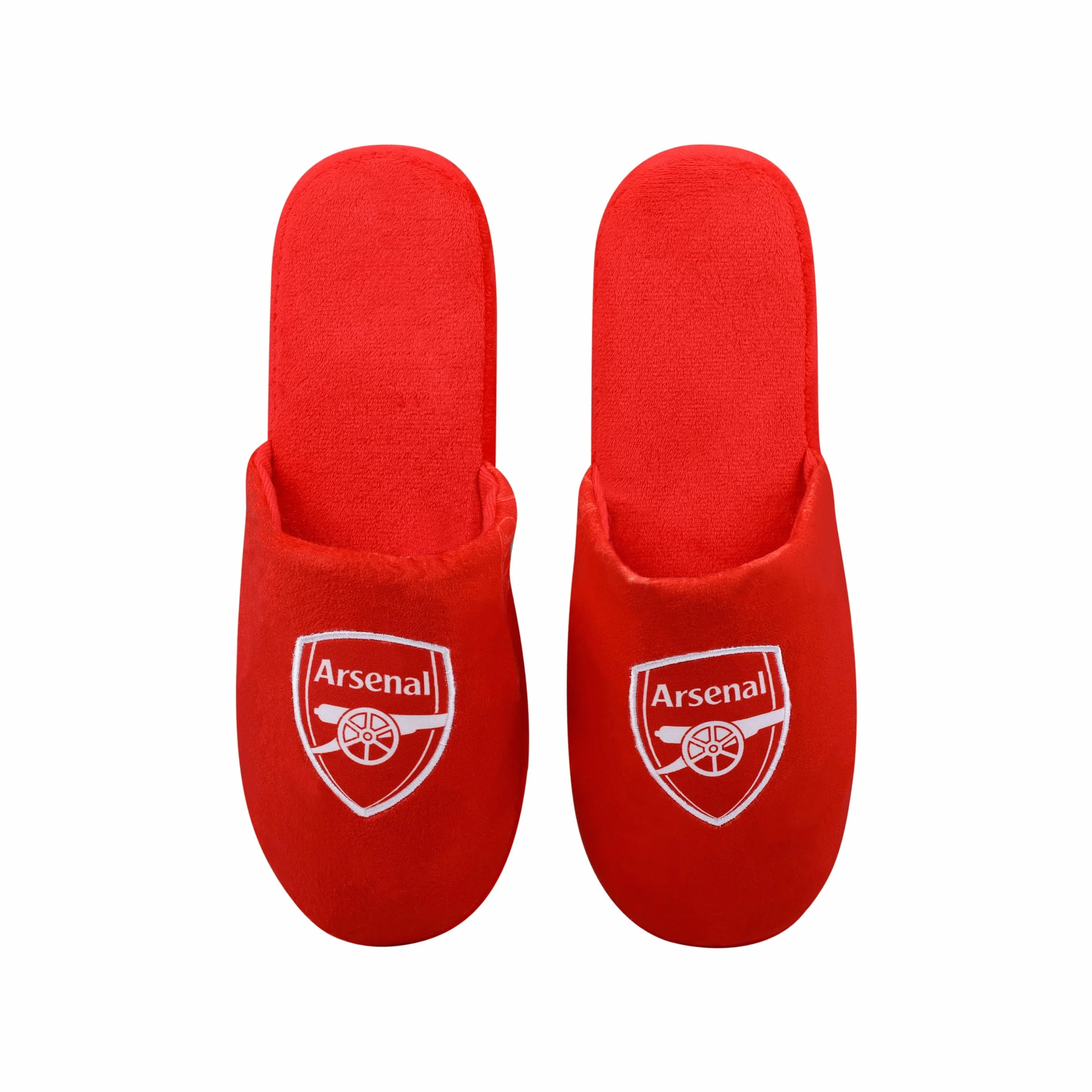 FOCO Oficjalnie licencjonowane męskie kapcie piłkarskie Arsenal FC, rozmiar M 8-9, Arsenal FC, 8/9 UK