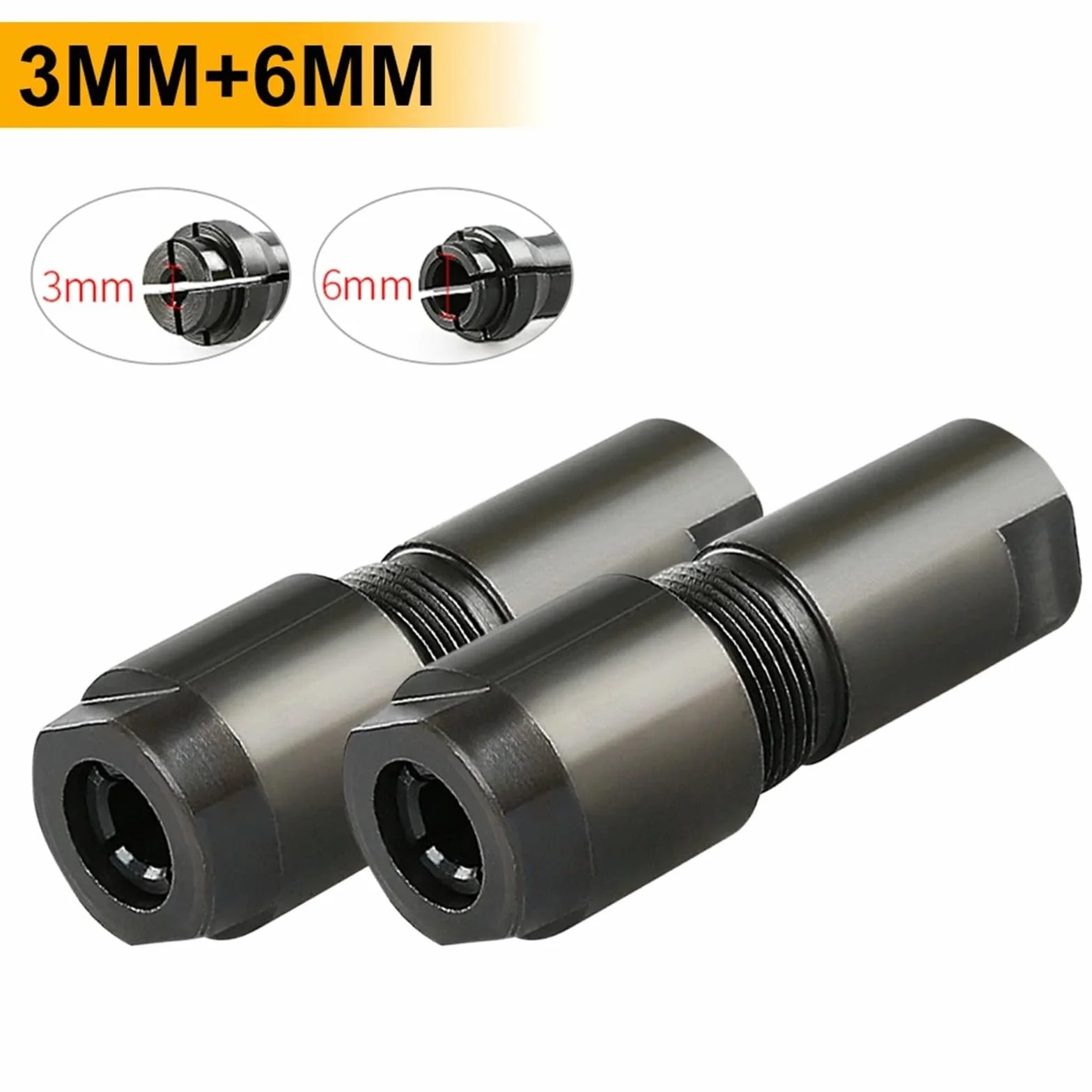 6/3mm szlifierka kątowa zmodyfikowany adapter do uchwytu szlifierki prostej do szlifierki kątowej typu 100 gwint M10 narzędzia ścierne