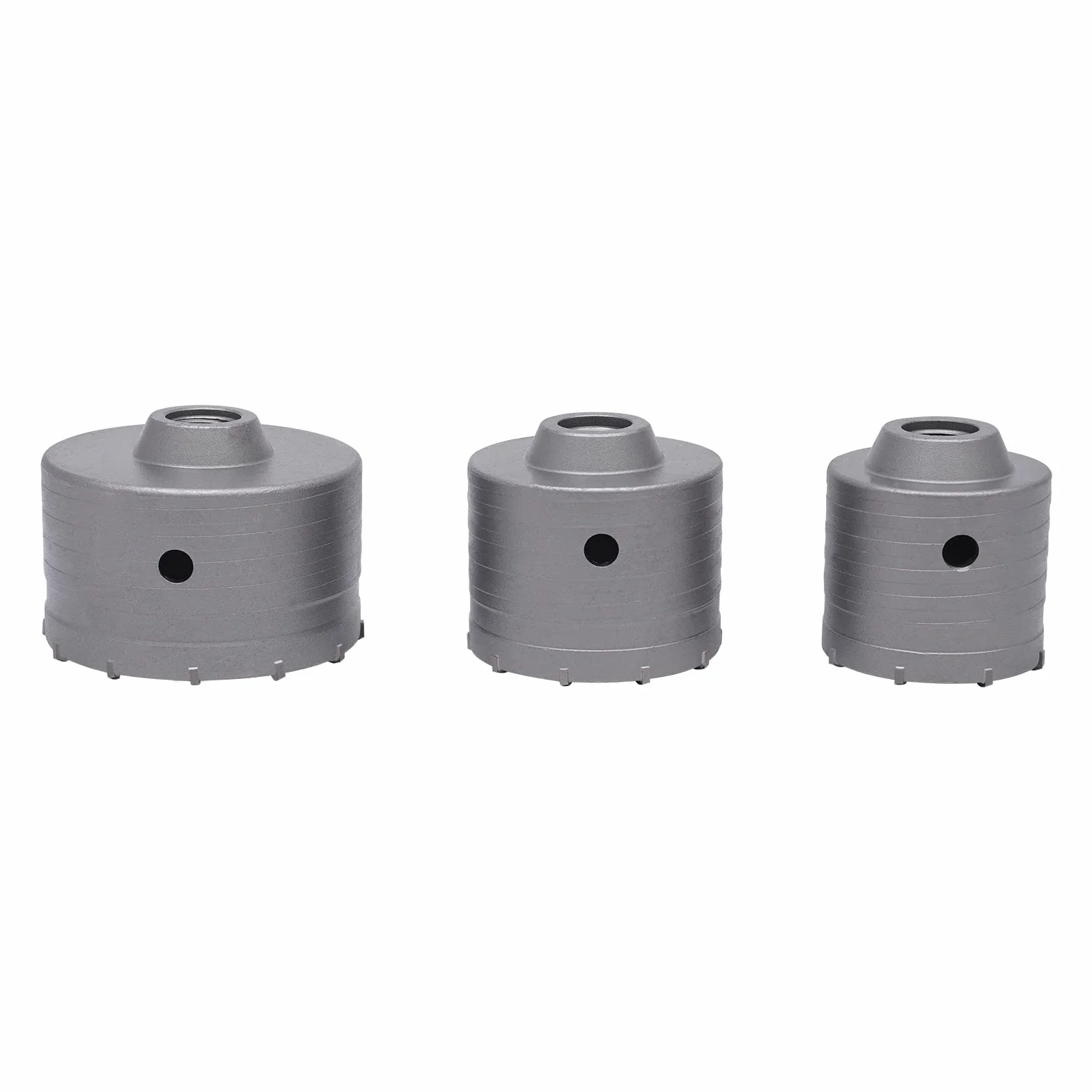 Otwornica zestaw 9-częściowy, bimetalowe otwornice, Ø 30-100 mm, do betonu, cementu, ścian kamiennych, otwornic