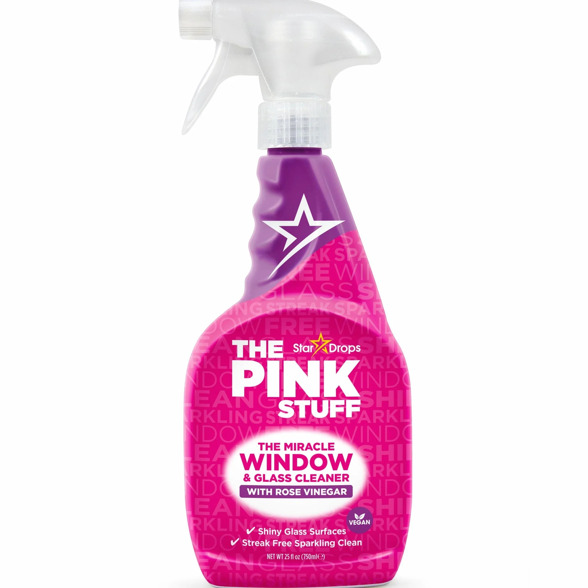 Środek do czyszczenia | okna i szyby | THE PINK STUFF | Glass Rose | Pojemność 750 ml |