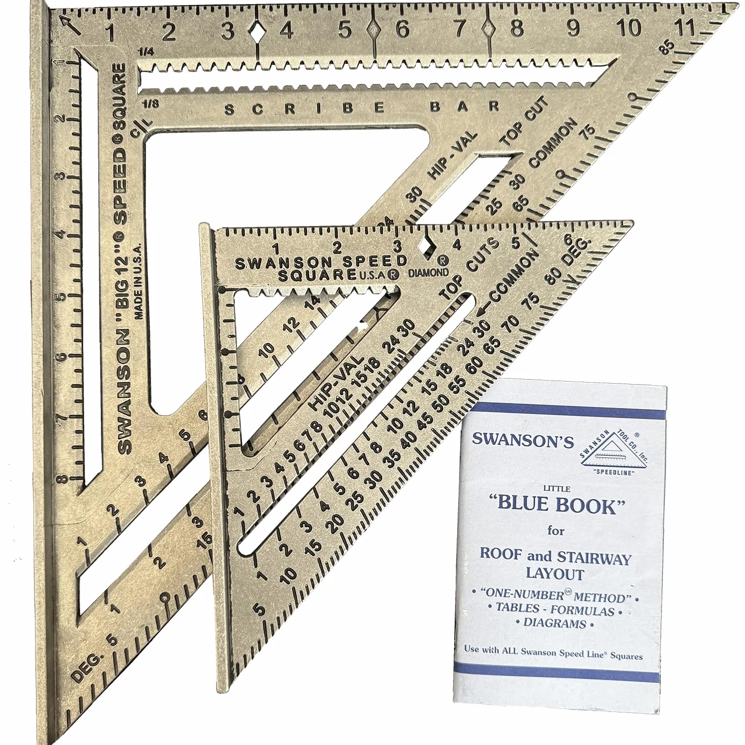 Swanson SW1201K 18 cm i duży 30,5 cm prędkości kwadratowy układ zestaw narzędzi bez listwy rozmieszczenia