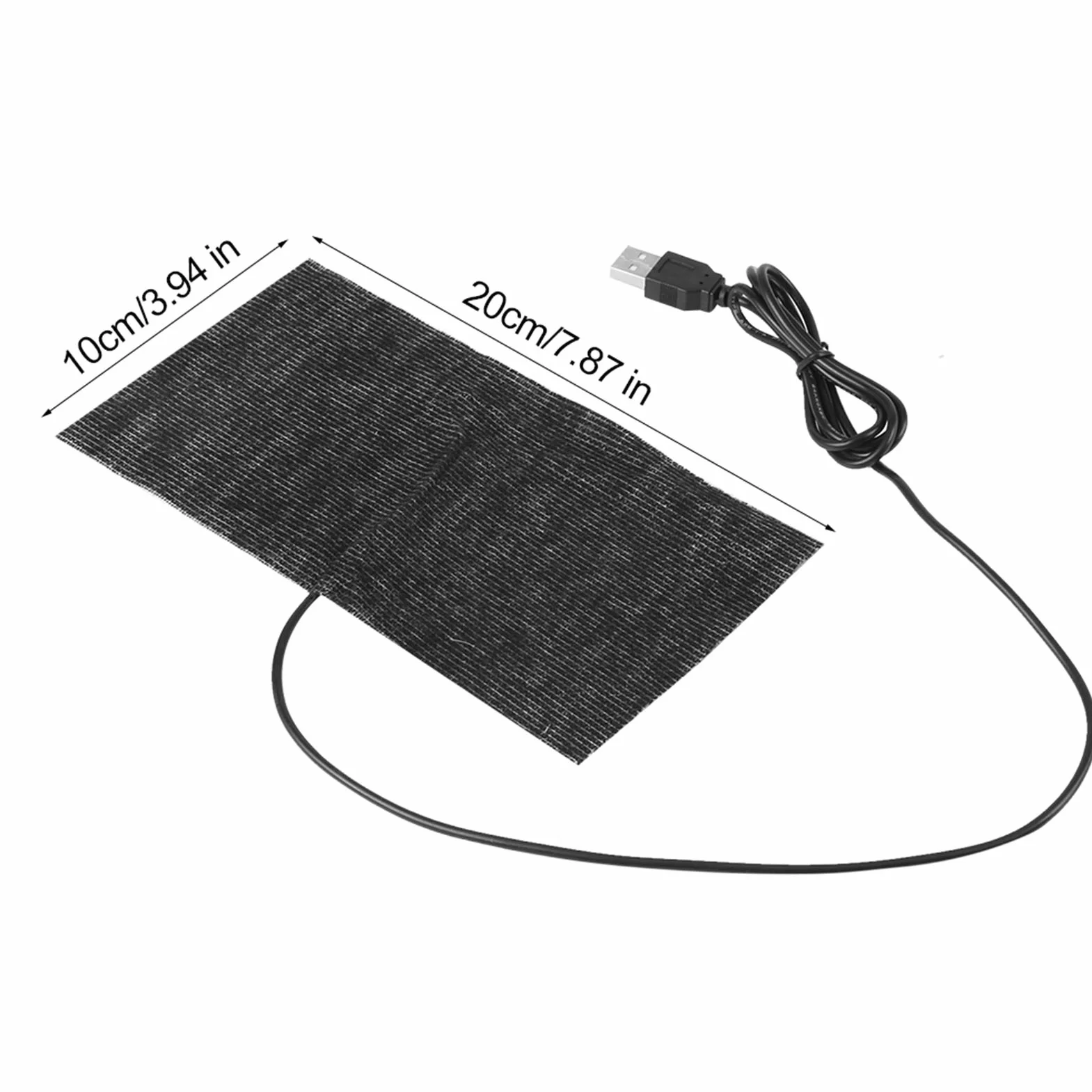 Mata grzewcza USB 5V podkładka pod mysz 20x10 cm wodoodporna do terrarium gadów