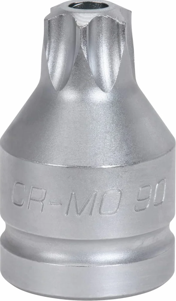 KS Tools 515.0016 3/4" Gniazdo udarowe bitów dla śrub Torx z otworem, krótkie,TB70