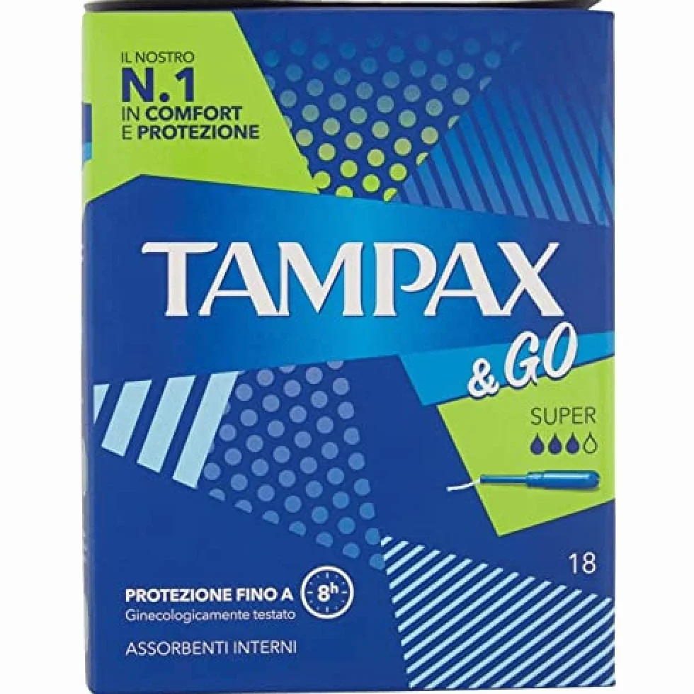 Tampax Go Super Tampony 18 sztuk