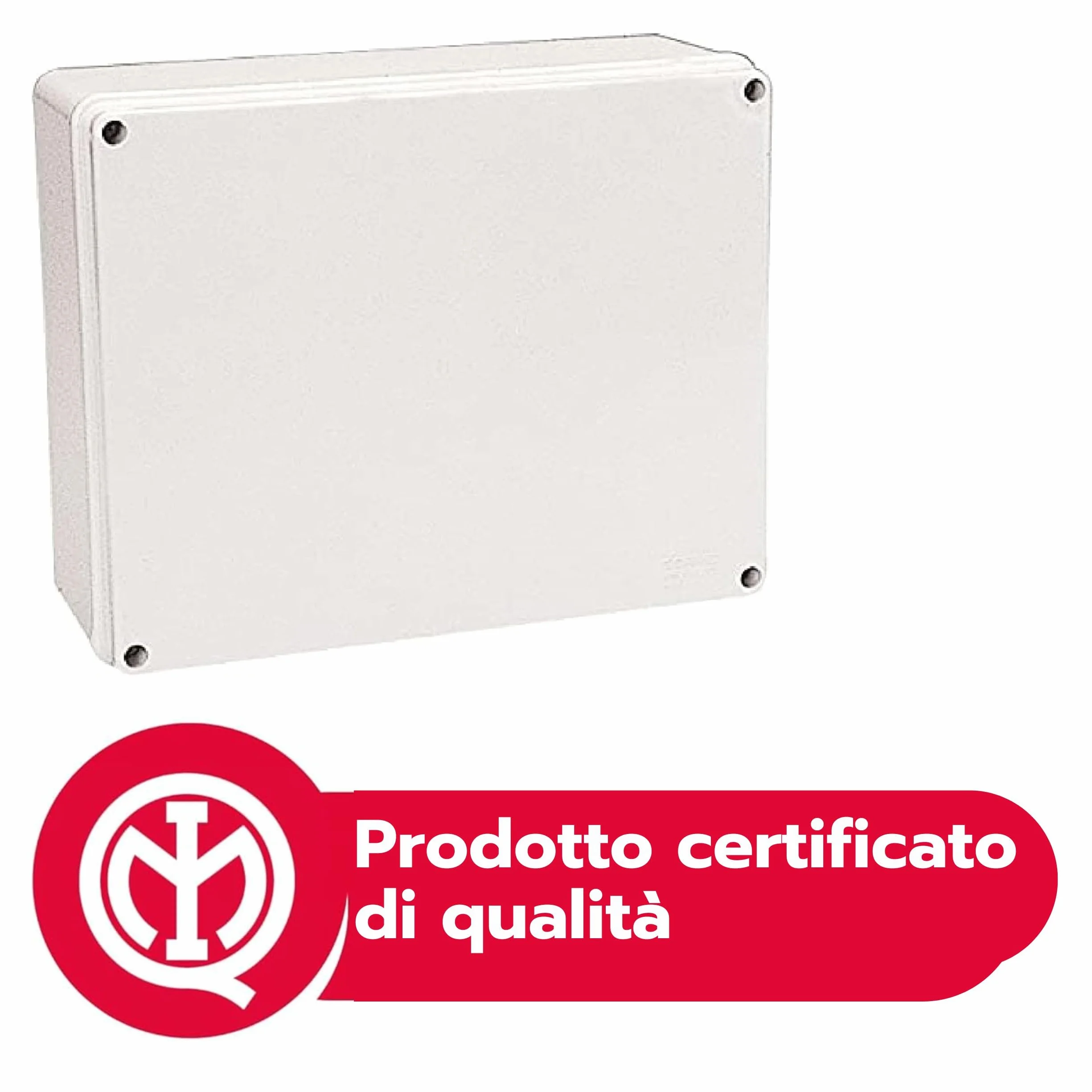 POLY POOL - PP0295 zewnętrzna skrzynka rozdzielcza - osłona skrzynki rozdzielczej - prostokątny rozdzielacz elektryczny - rozdzielacz obwodu domowego - skrzynka rozdzielcza Made in Italy
