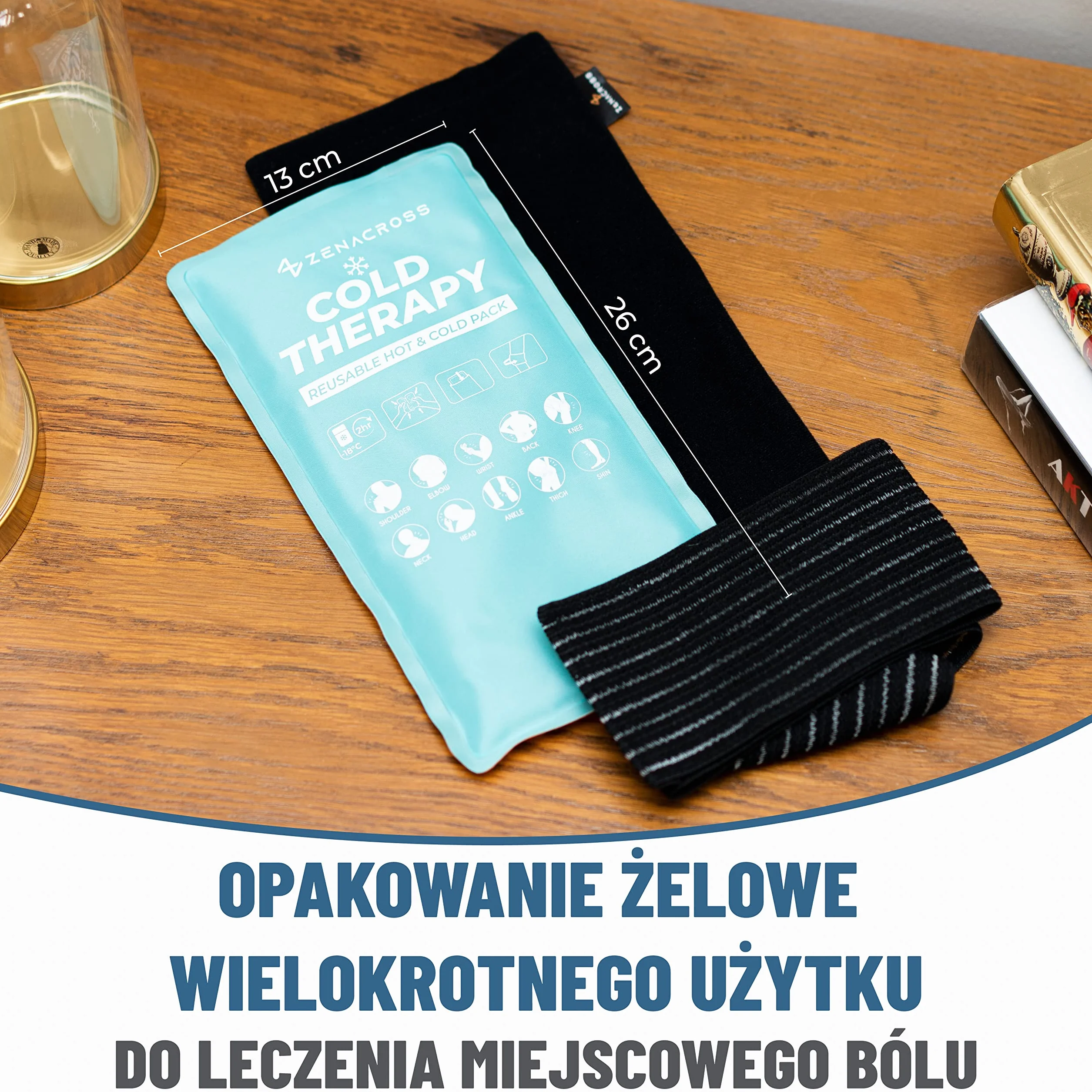 2x Żelowe Okłady Wielokrotnego Użytku - Gorące Zimne Żelowe Okłady Wielokrotnego Użytku - 2x Regulowana Poduszka Ciepła & Zimne Okłady Żelowe Kompresy - Możliwość Mikrofalowania Okładów Ciepła & Bezpieczne Zamrażanie - Wielokrotne Użycie Dla Wszystkich Cz