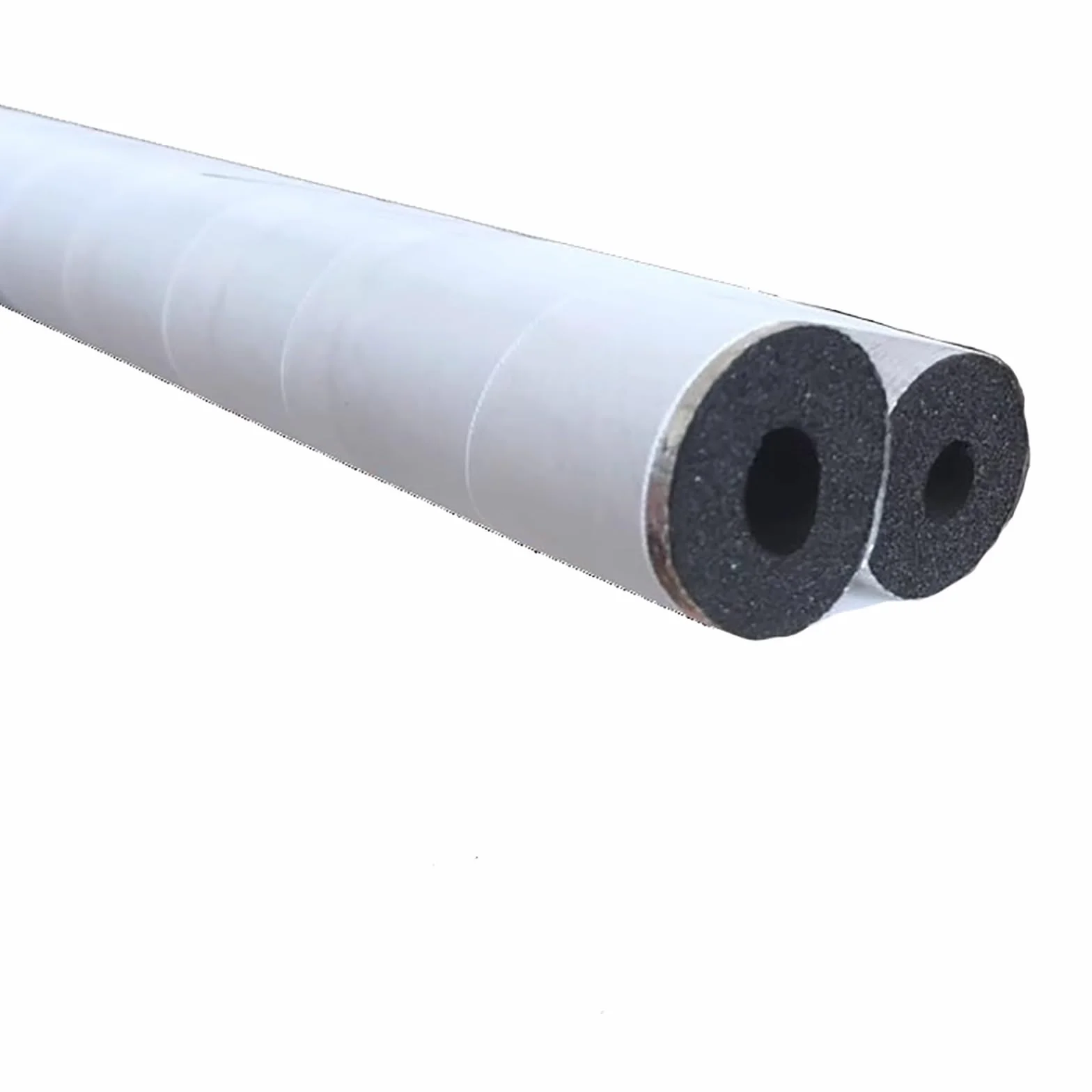 Pipe Insulation, pipe Sleeve Insulation Cotton, Self-adhesive pipe Wrapped foam pipe, Suitable for Air Conditioner Outdoor pipe, solar Water Heater Pipe(10 * 16mm/0.4 * 0.6in)