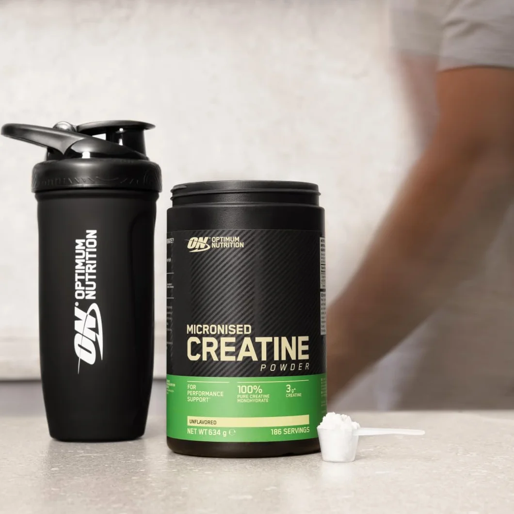 Optimum Nutrition Micronised Creatine Powder, 100% czystego monohydratu kreatyny w proszku dla wydolności i mocy mięśni, Bezsmakowy, 93 porcje, 317 g