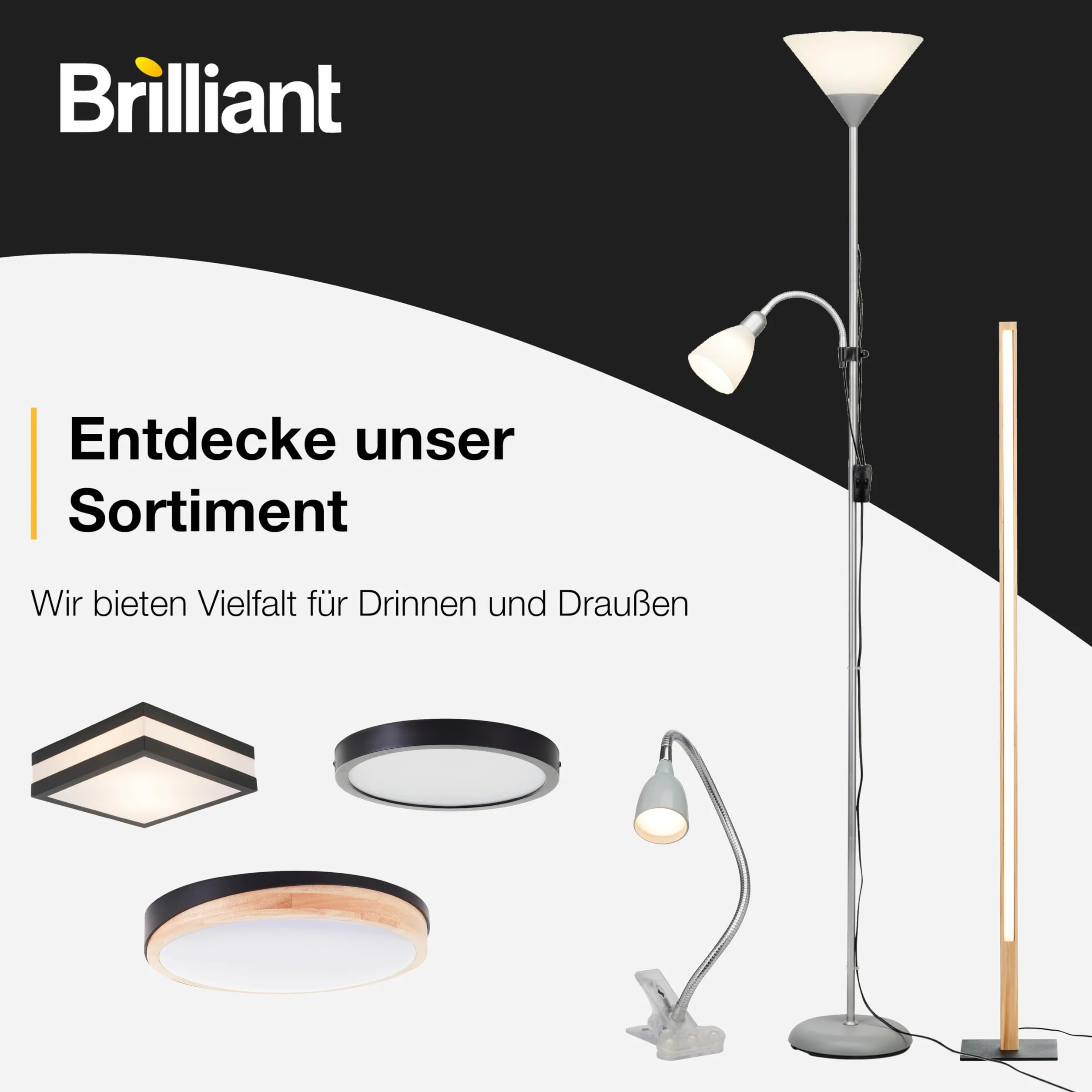Brilliant Brendan lampka na biurko, wbudowana LED, 1 x 6 W, 290 lm, 4100 K, metal, tytan G94808/11