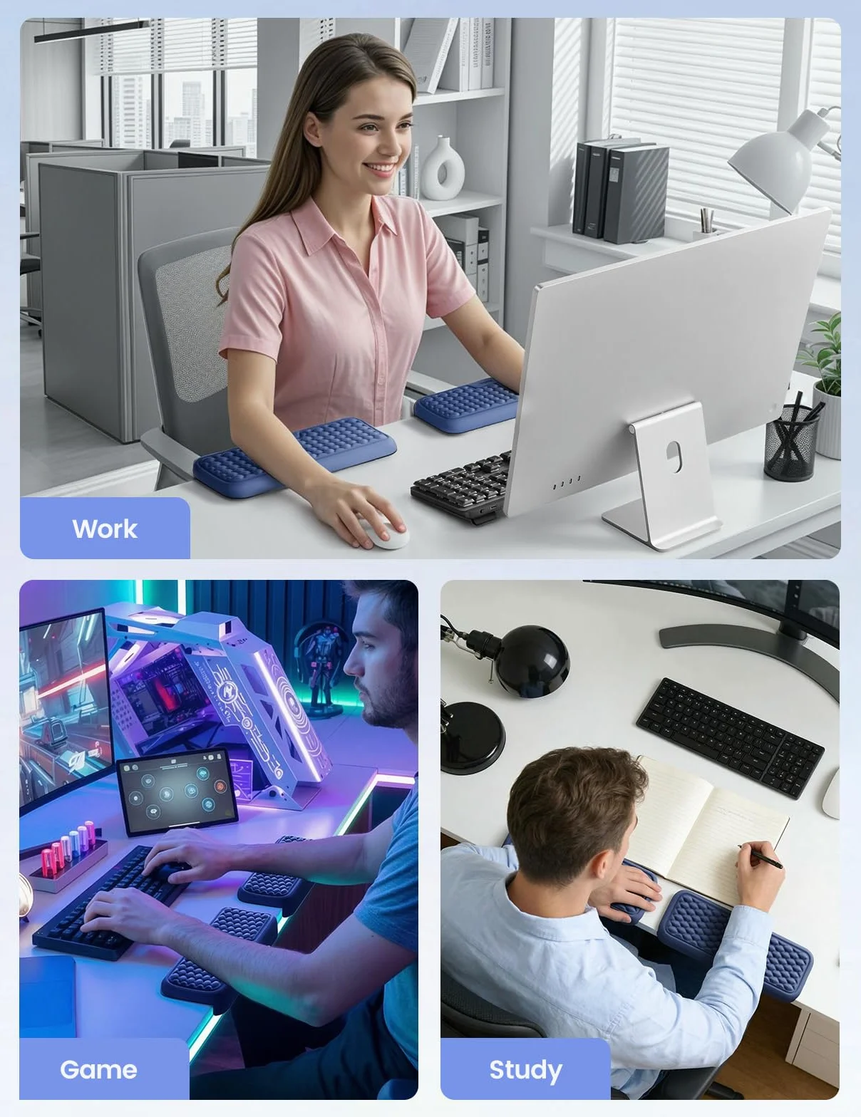 VAYDEER Zestaw 2 podkładek na łokieć L