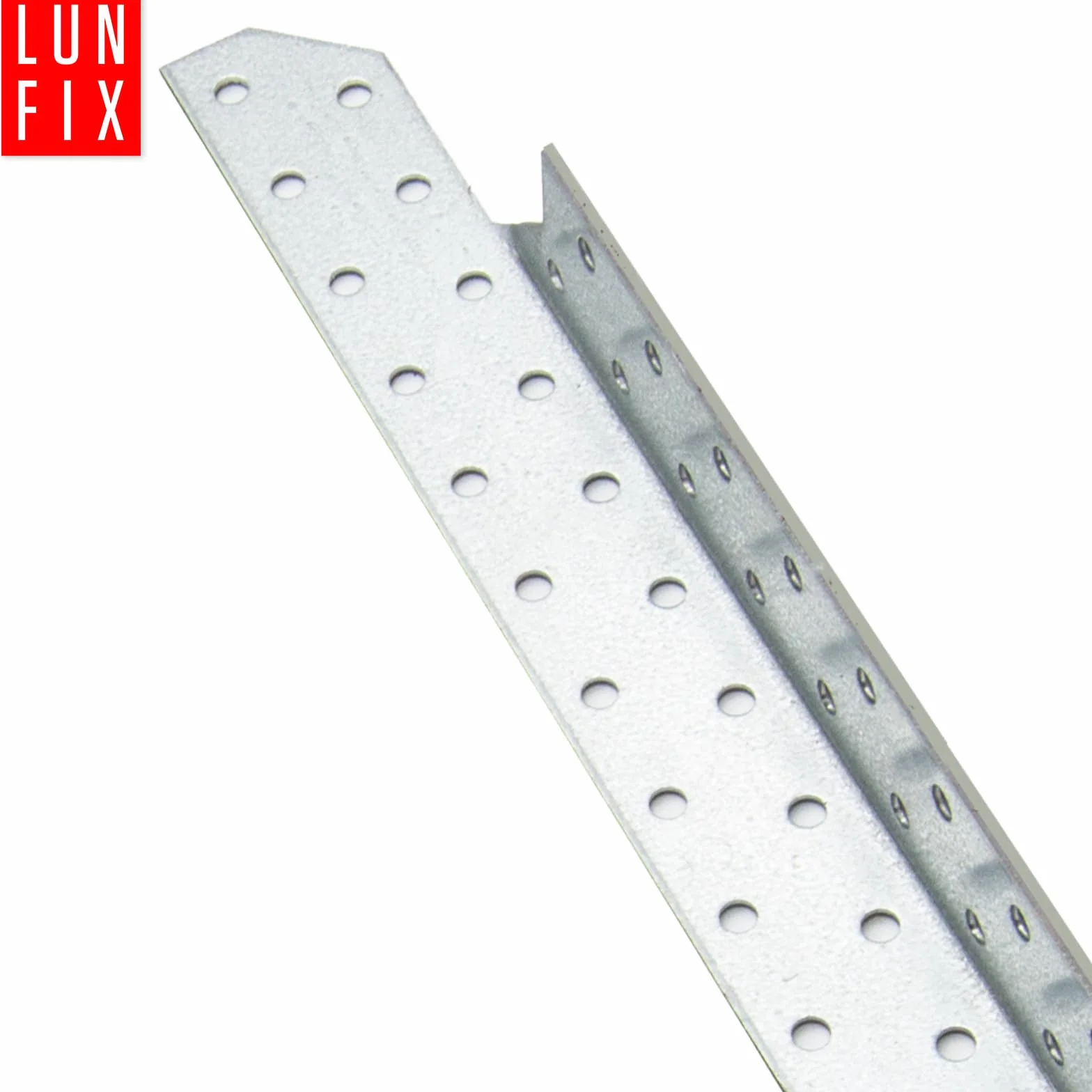 Kotwa do płatwi krokwi ocynkowana łącznik kątowy do dużych obciążeń łącznik belkowy 40 x 290 mm prawy zestaw 50 sztuk