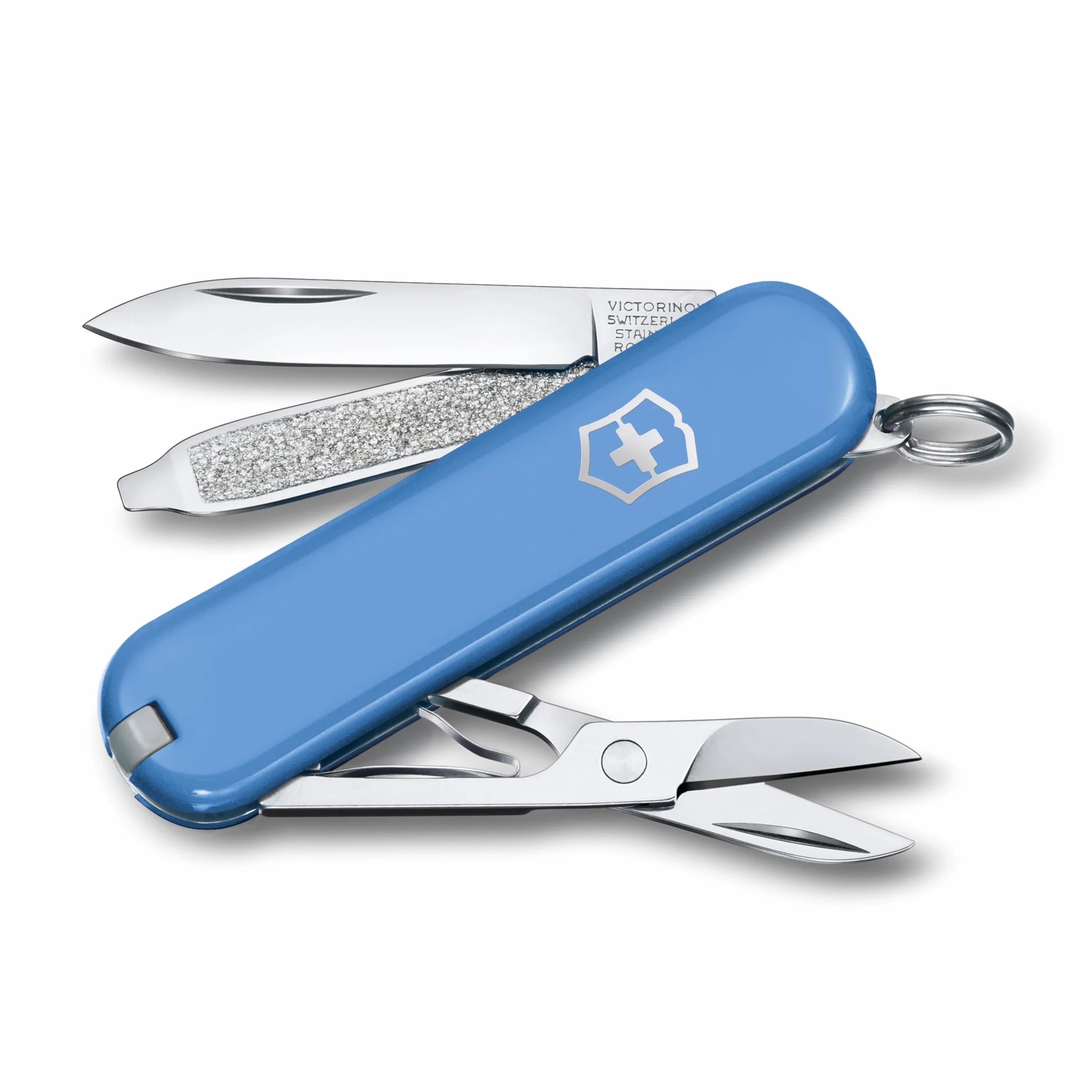 Victorinox Taschenmesser Classic SD Summer Rain (7 Funktionen, Klinge, Schere, Nagelfeile), klein