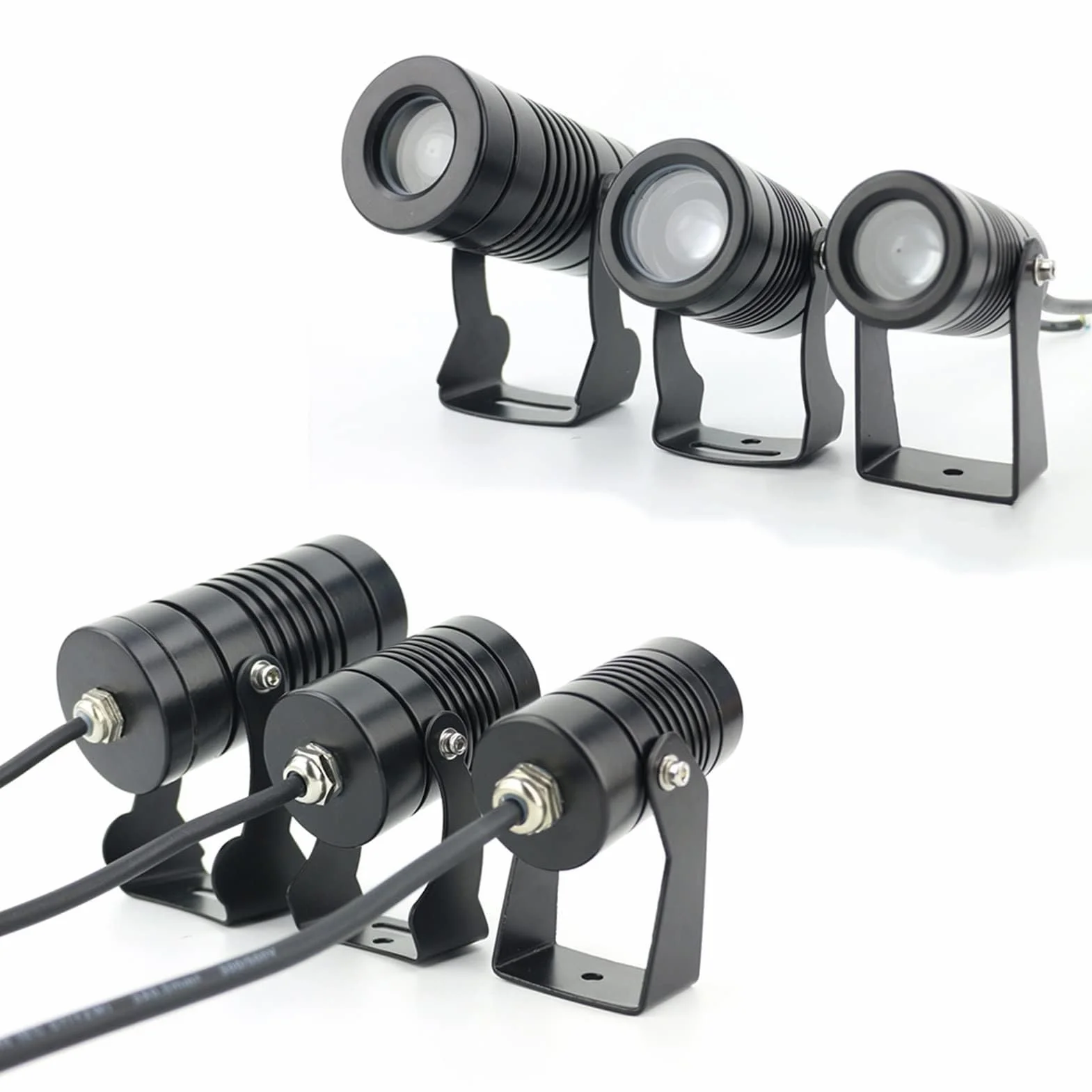 Reflektor podłogowy - Zewnętrzne reflektory LED, wąski reflektor wiązkowy IP67, reflektor wiązkowy LED, zewnętrzny projektor ścienny, reflektor do zdalnego oświetlenia zewnętrznego(ciepły biały 300