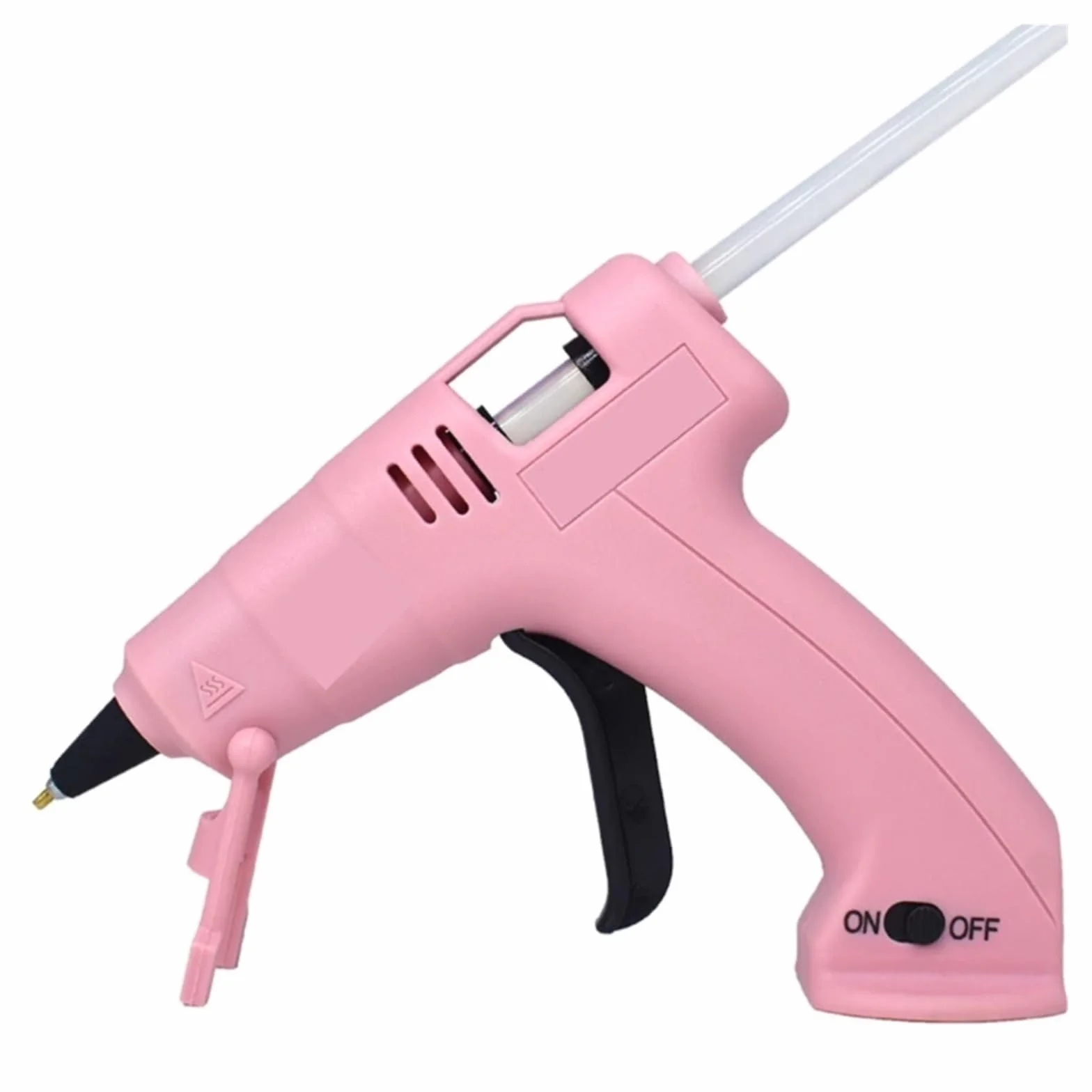 Pistolet Do Kleju Na GorąCo Bezprzewodowy Pistolet Do Klejenia Na Gorąco Dziecko Rękodzieło Domowe Naprawy DIY Użyj Kleju W Sztyfcie 7 Mm Bezprzewodowy Pistolet Do Klejenia 3,6 V 2000 MAh 60 Min Czas
