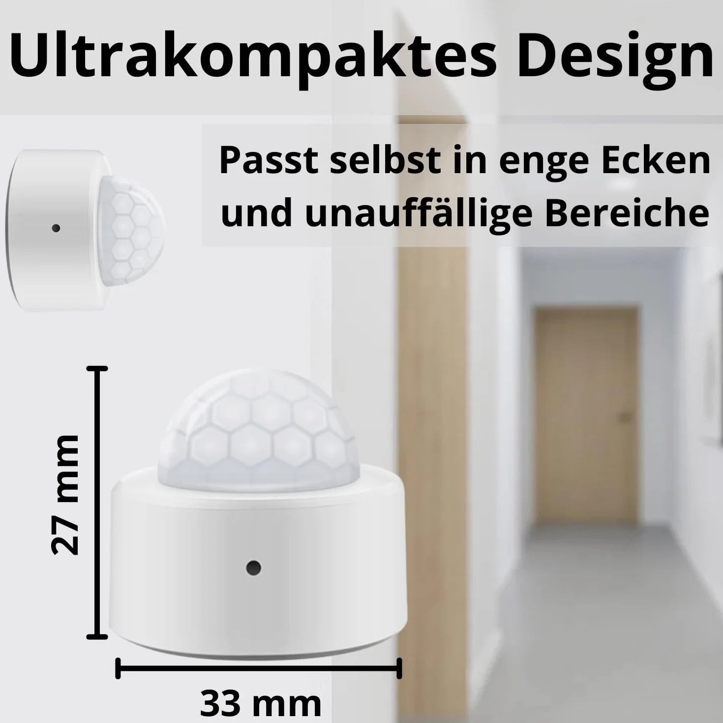 Czujnik ruchu ZIGBEE 3.0 TUYA na baterie PIR
