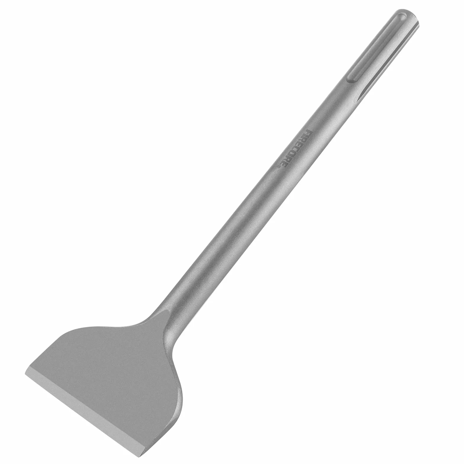 Firecore Dłuto do płytek SDS Max 300 × 80 mm wygięte dłuto, szerokie dłuto płaskie, kompatybilne z młotkami SDS-Max FS18313