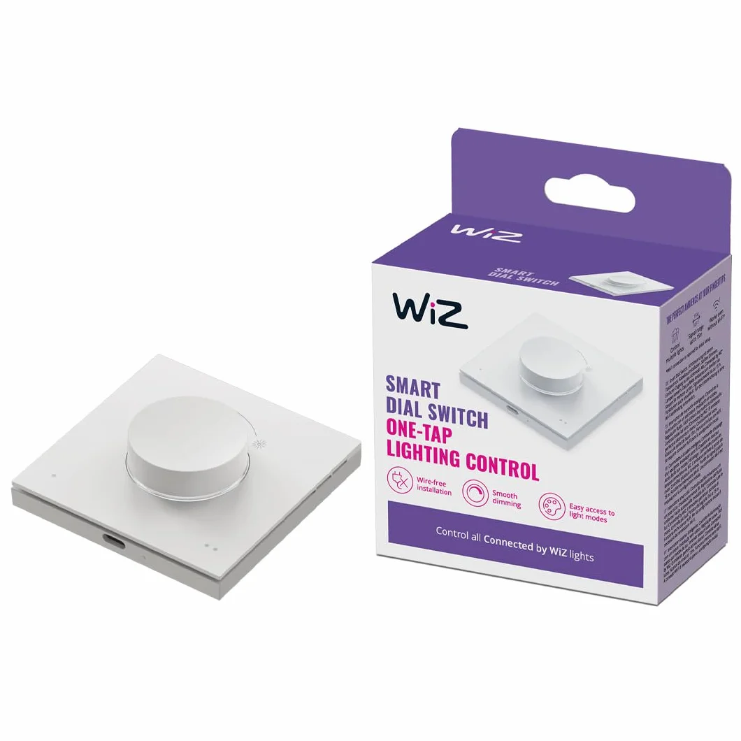 WiZ Inteligentny przełącznik pokrętłowy USB ściemnianie scenami sterowanie lampami Connected