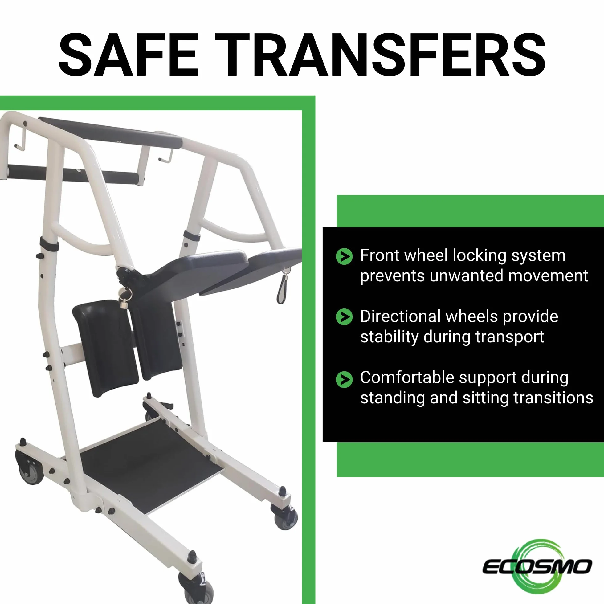 Fotel do przenoszenia pacjenta, stojak Assist Lift, Stand Up Assistance, pomoc stojąca