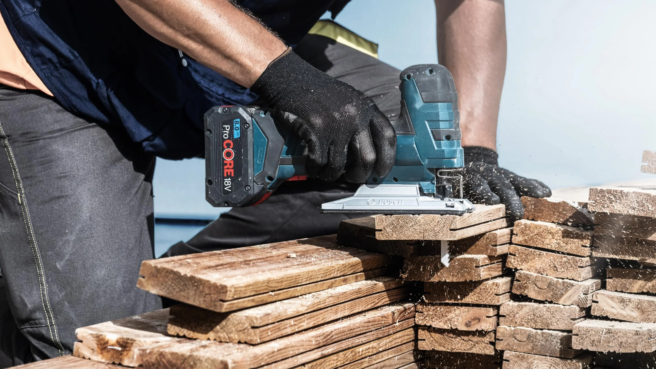 Bosch 3x Brzeszczot do wyrzynarki EXPERT Hardwood fast T144DHM (do Twarde drewno, Plastikowe drewno WPC, Długość 100 mm, Professional Akcesoria Wyrzynarka)