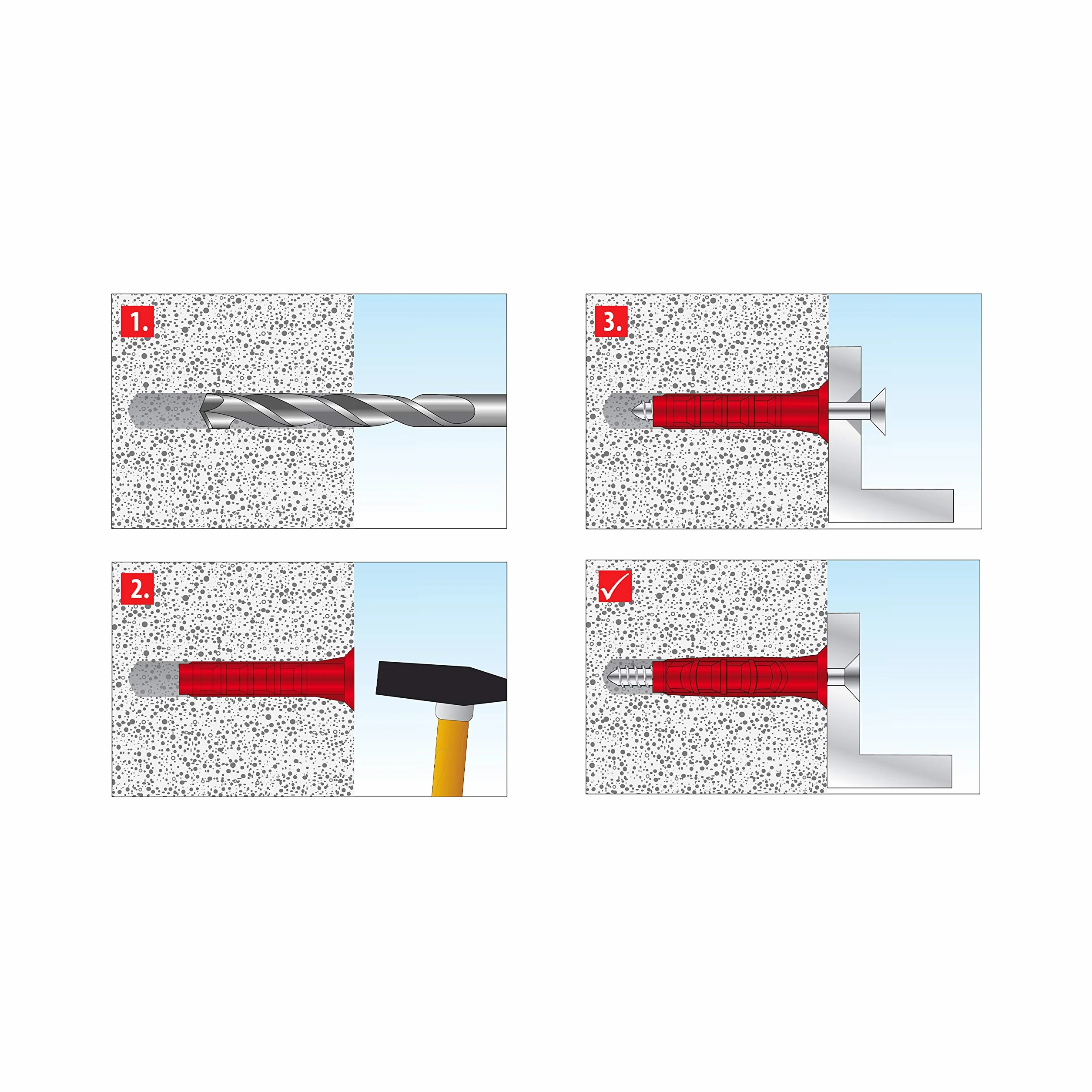 TOX Kołek do betonu porowego Ytox 12 x 60 mm, 20 sztuk, 096100061