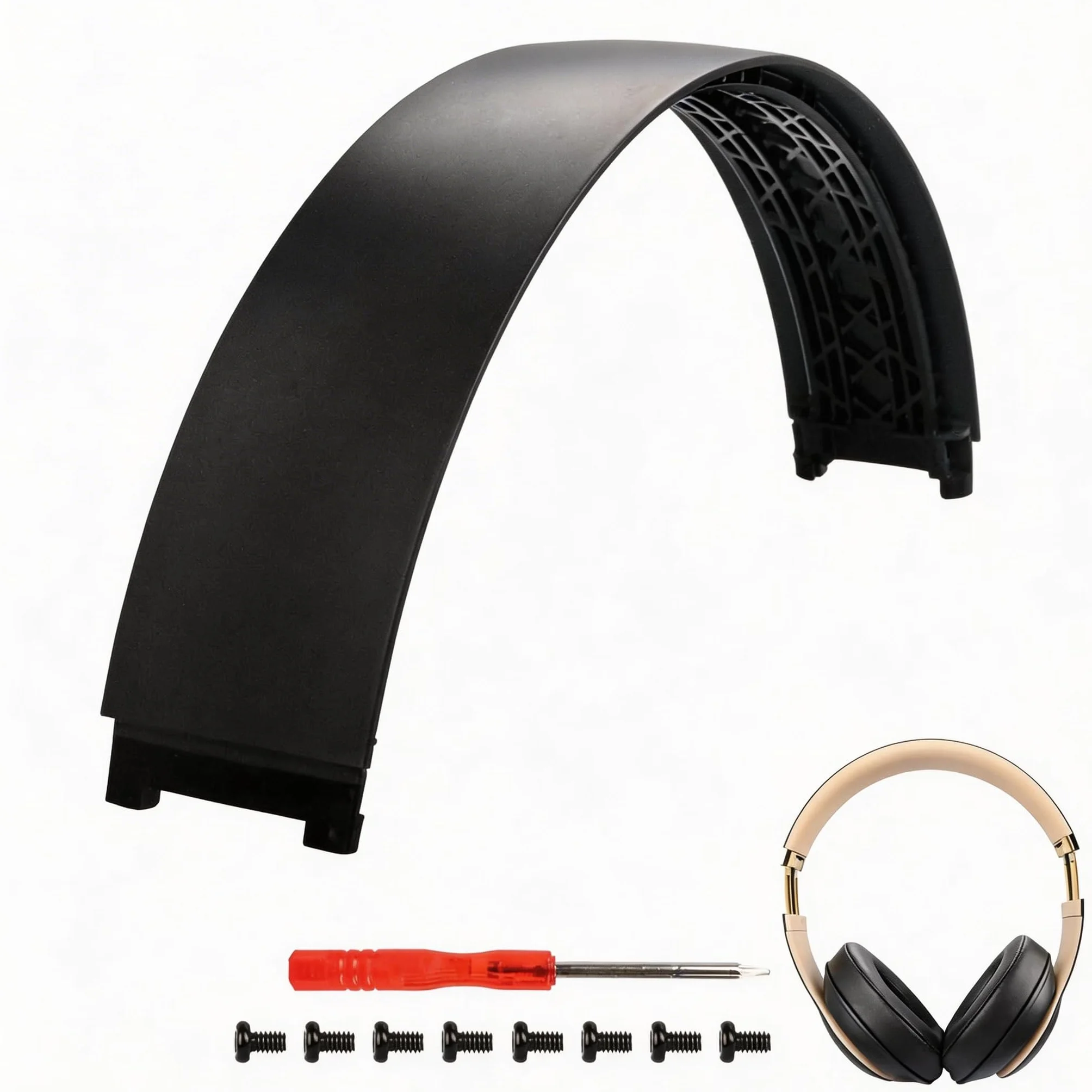 Studio 2 opaska na głowę części zamienne akcesoria Studio 3 opaska na głowę zestaw naprawczy kompatybilny ze Studio 3.0 / Studio 3.0 Wireless (B0500 B0501) górna opaska na głowę