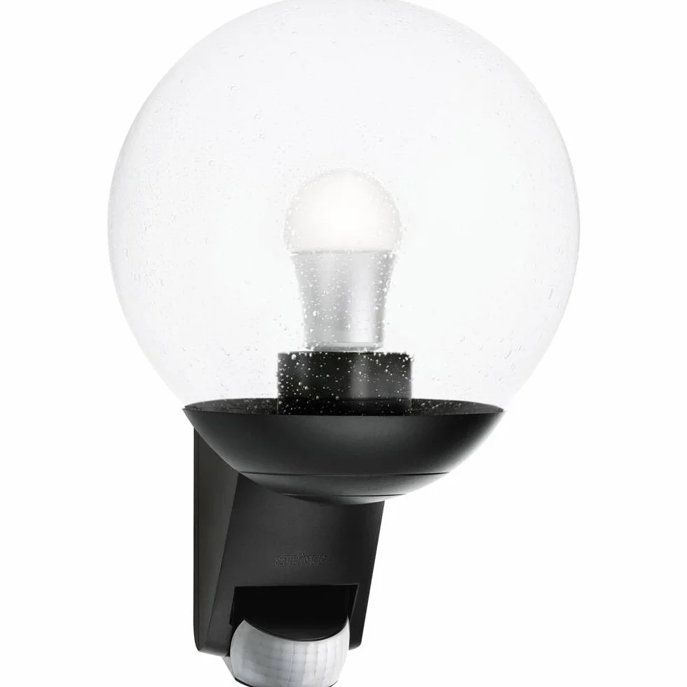 Steinel L 585 Lampa Zewnętrzna z Czujnikiem, Czarny, 22.8 x 21.5 x 30.3 cm, E27