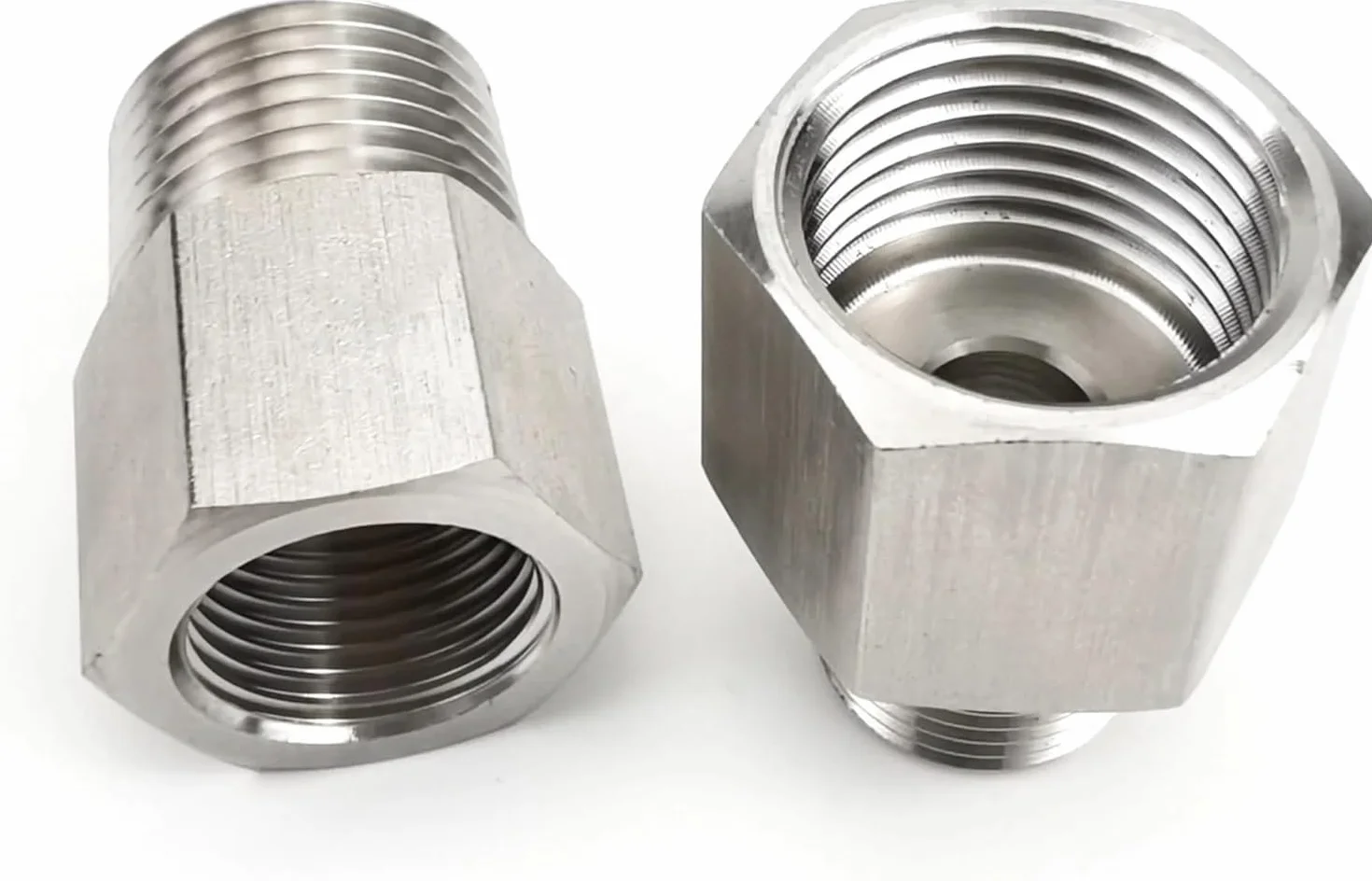 Złączka rurowa, 1/8" 1/4" 3/8" 1/2" 3/4" BSP gwint żeński na męski, 304, stal nierdzewna, złączka rurowa odporna na wysokie ciśnienie, adapter złącza(1"x M 3/4")