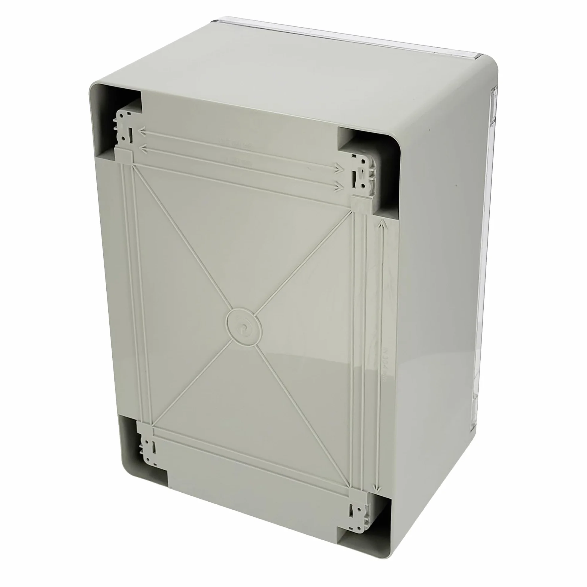Rozdzielnica Skrzynka IP65 400x600x200 mm z Przezroczystymi Drzwiami - Obudowa Elektryczna ABS - Szafa Sterownicza Natynkowa z Płytą Montażową do Instalacji Wew. i Zew - Horoz Electric