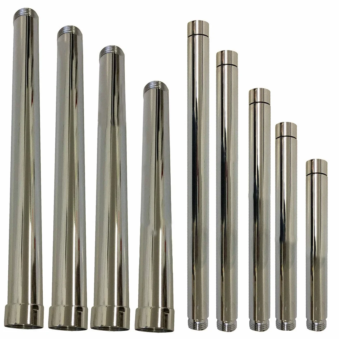 Rurka przedłużająca do prysznica, przedłużka ramienia prysznicowego, 1/2" lub 3/4" (rurka przedłużająca 40 cm 1/2 cala)
