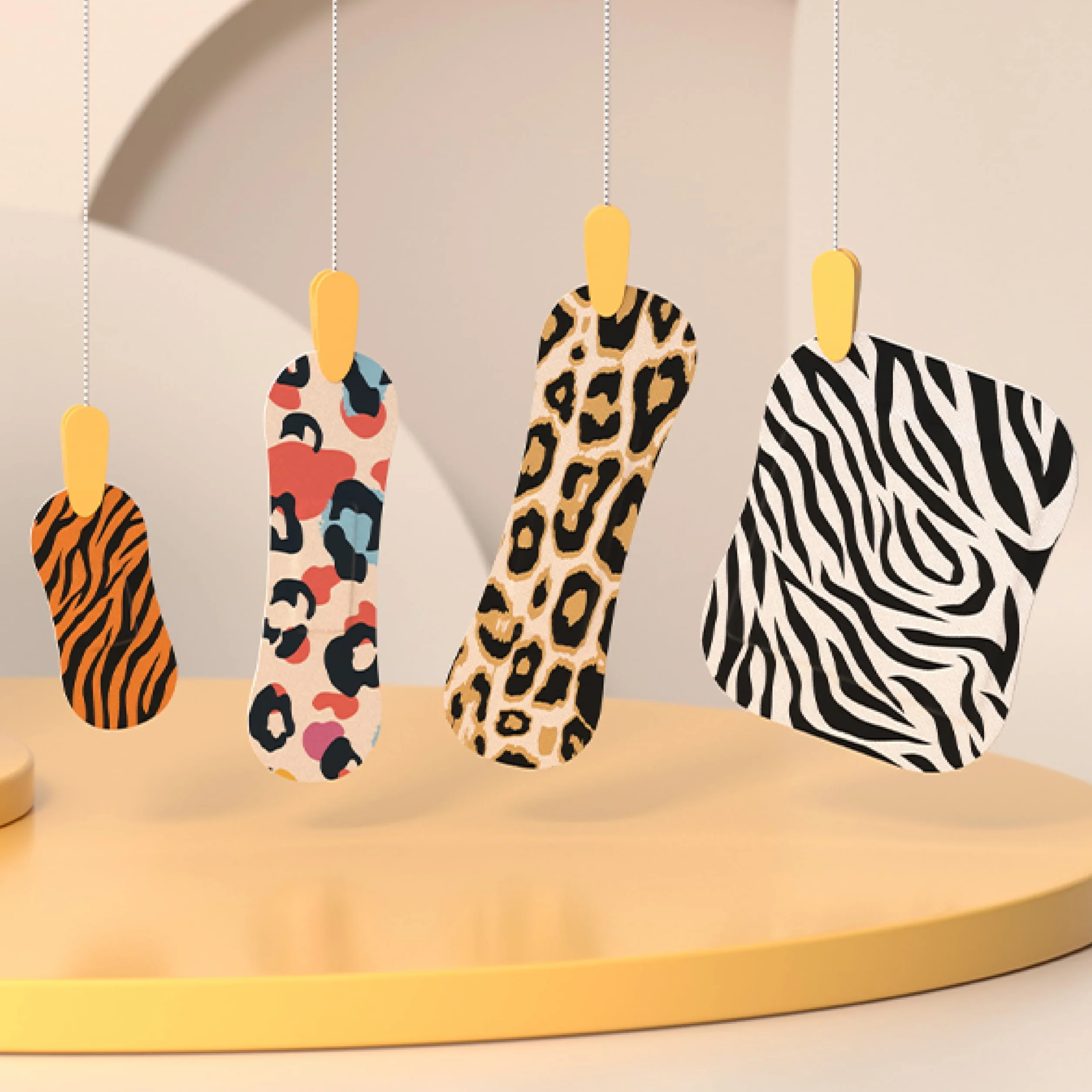Wild Stripes Klasyczne Wrażliwe Zwierzę Wodoodporny