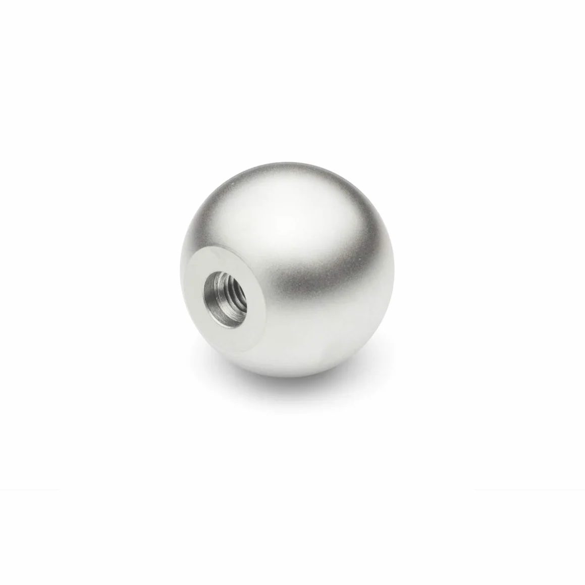 Ganter Pokrętła kulowe ze stali nierdzewnej DIN 319-NI-40-M10-C 40 mm M10