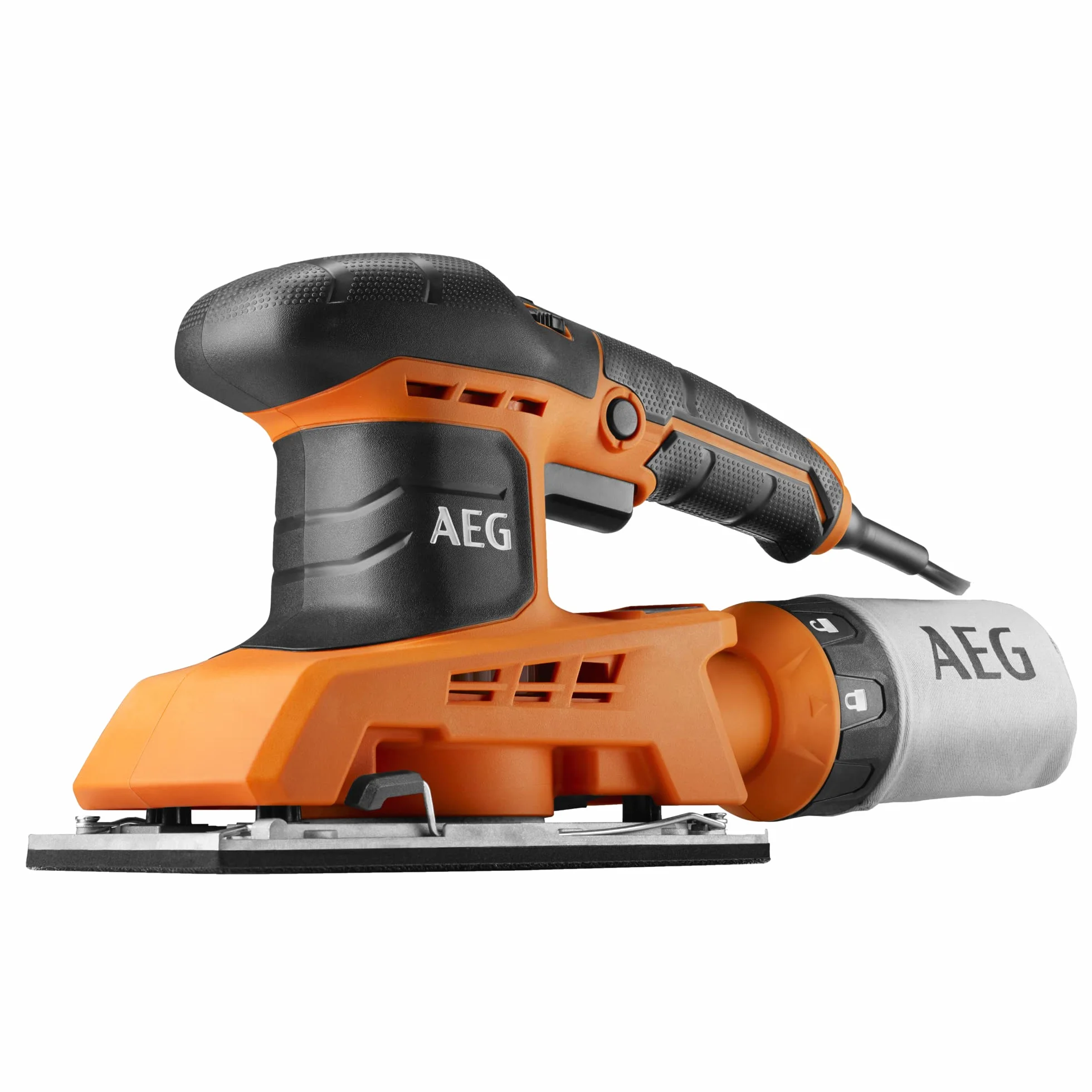 AEG 250 W Szlifierka Oscylacyjna FS250, Rozmiar Tarczy Szlifierskiej 90 x 87 mm, z Workiem na Kurz